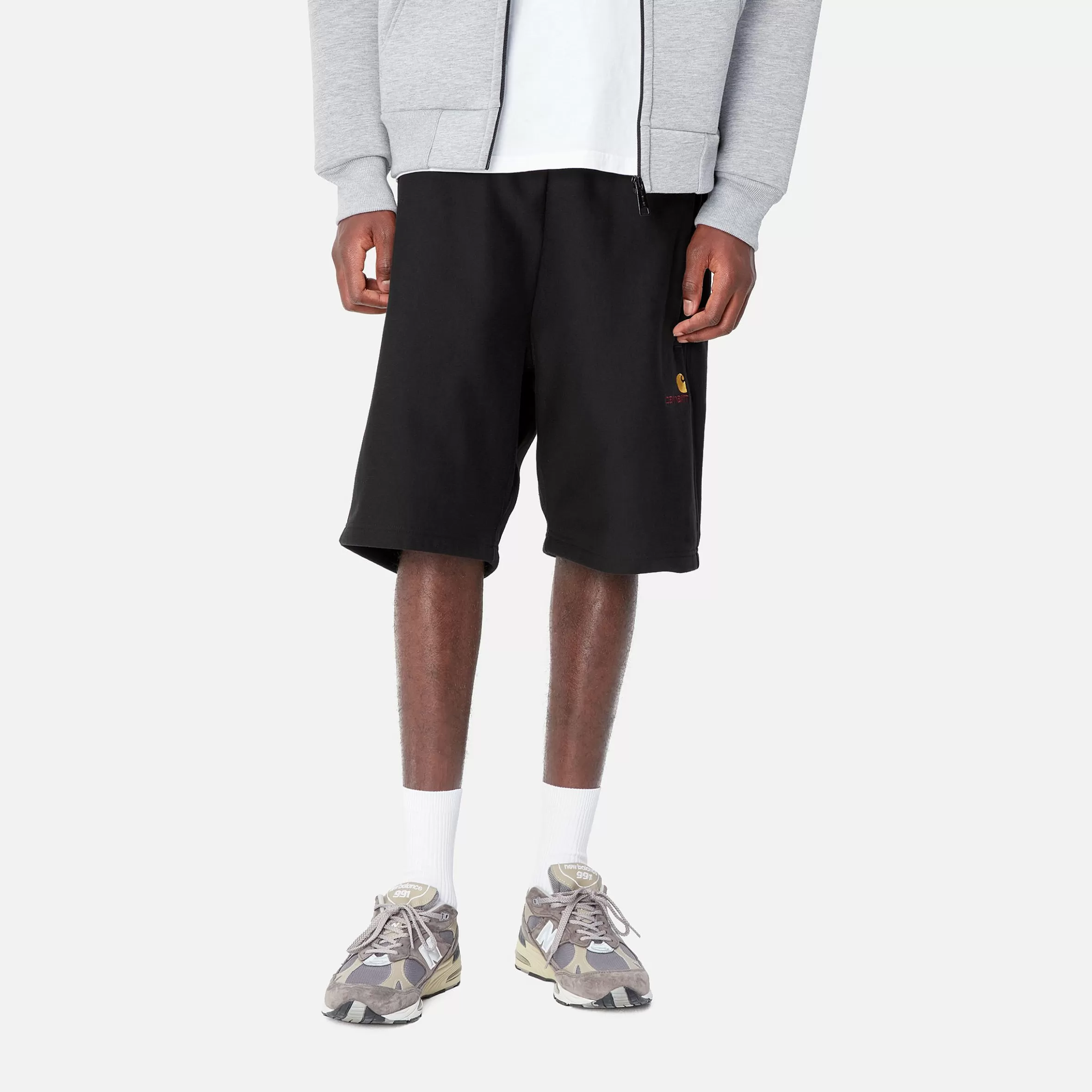 Carhartt WIP Sweats | Shorts & Badehosen>American Script Sweat Short Black