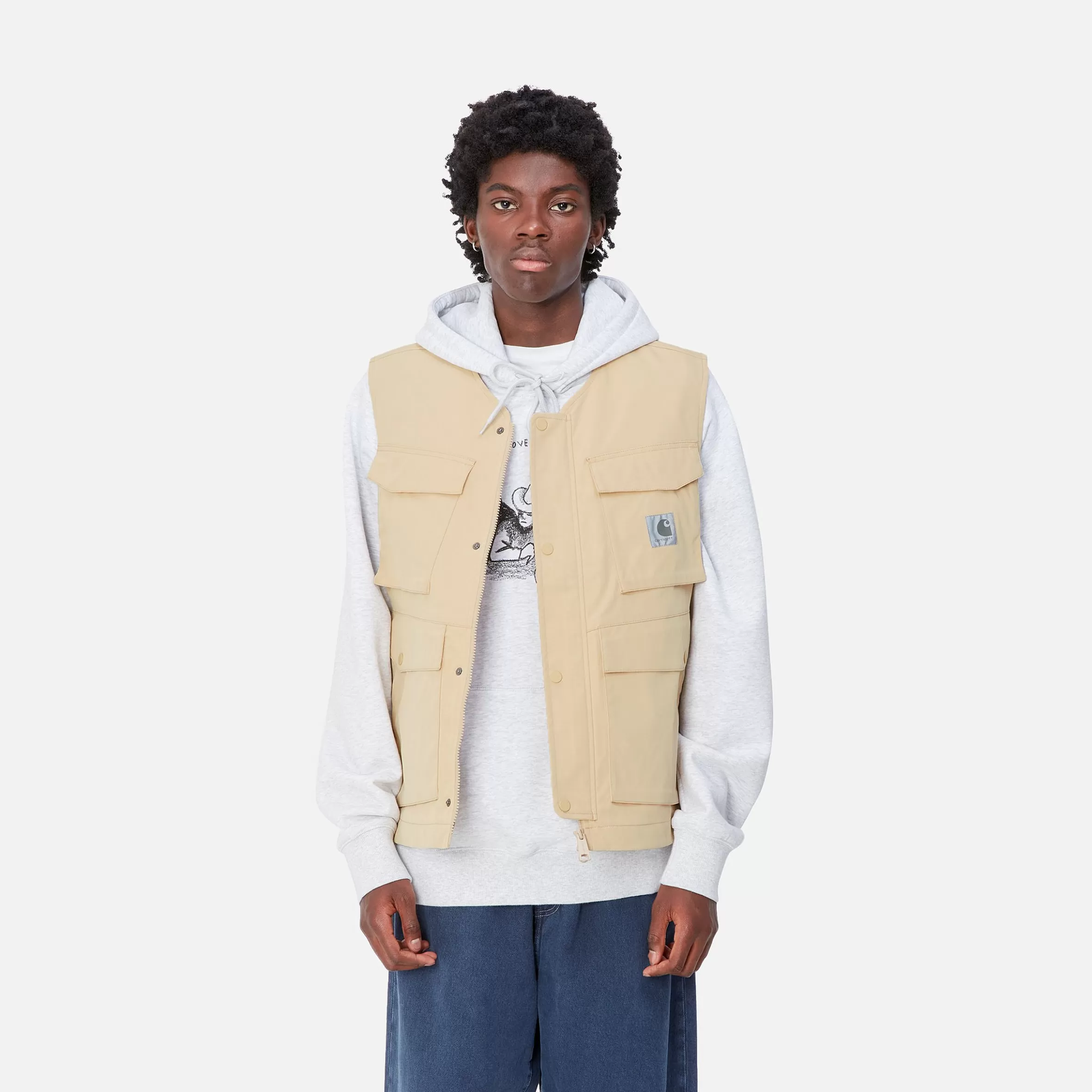 Carhartt WIP Jacken & Mäntel>Balto Vest Cornsilk