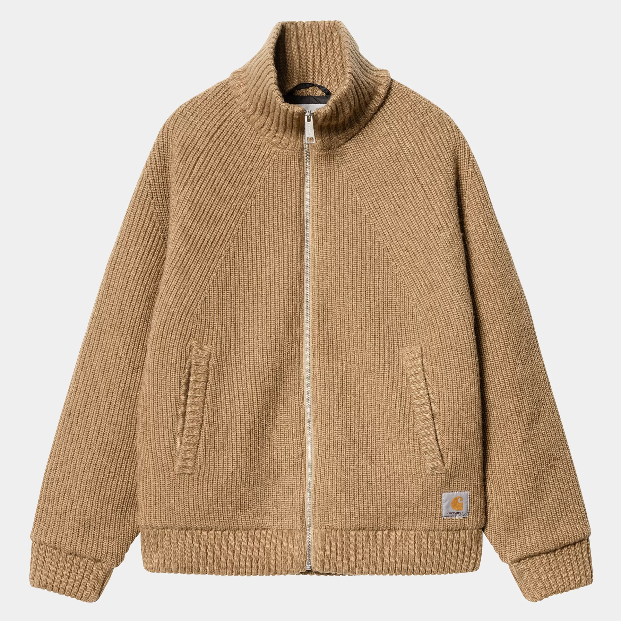 Carhartt WIP Strick>Banley Sweater Jacket Peanut