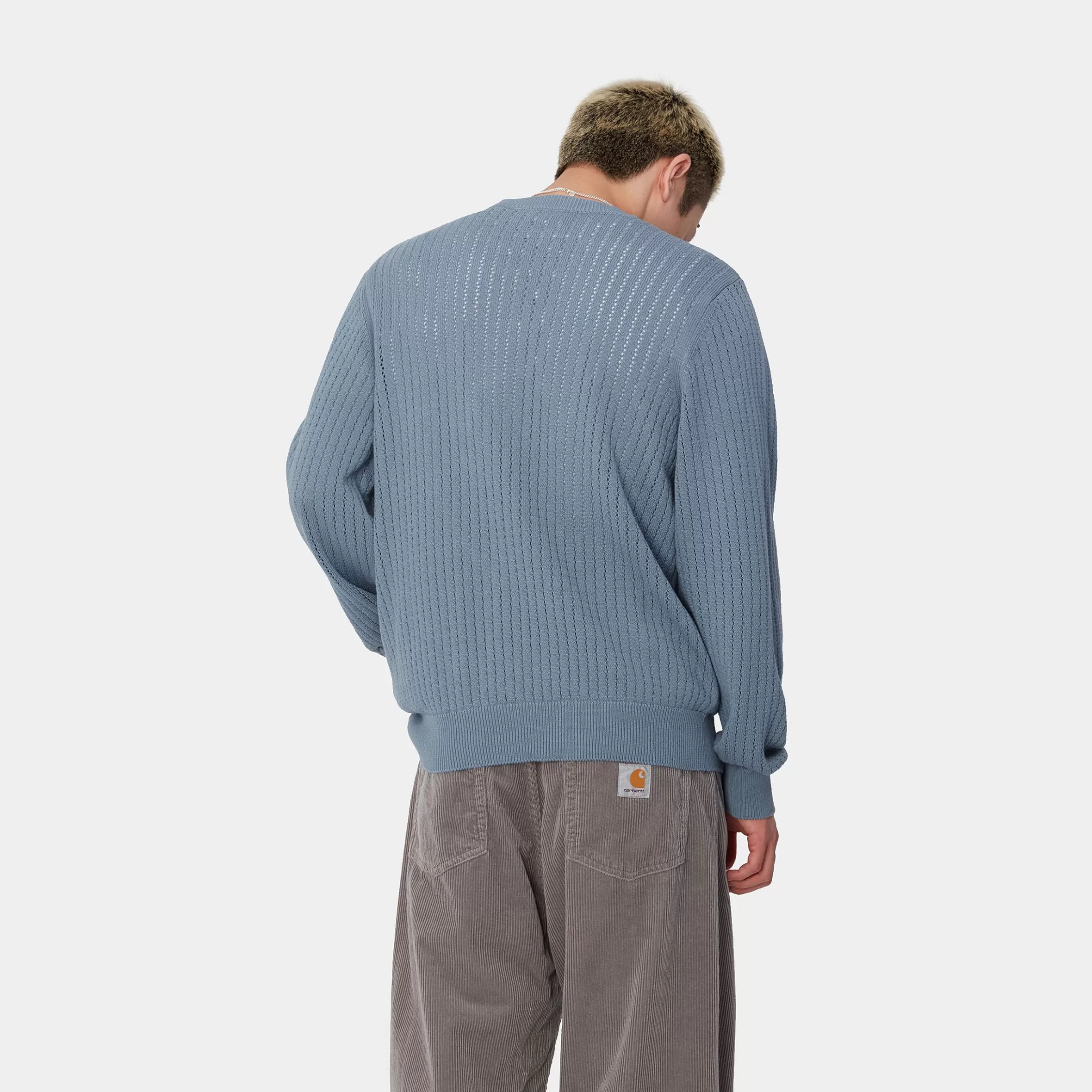 Carhartt WIP Strick>Calen Sweater Misty Sky