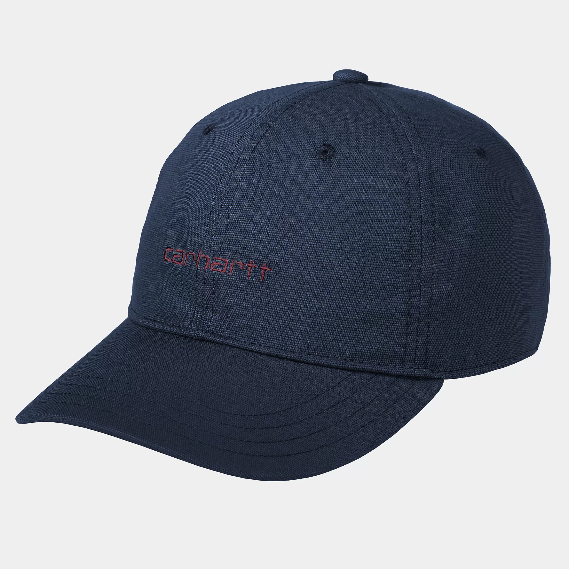 Carhartt WIP Accessoires | Accessoires>Canvas Script Cap Air Force Blue / Malbec