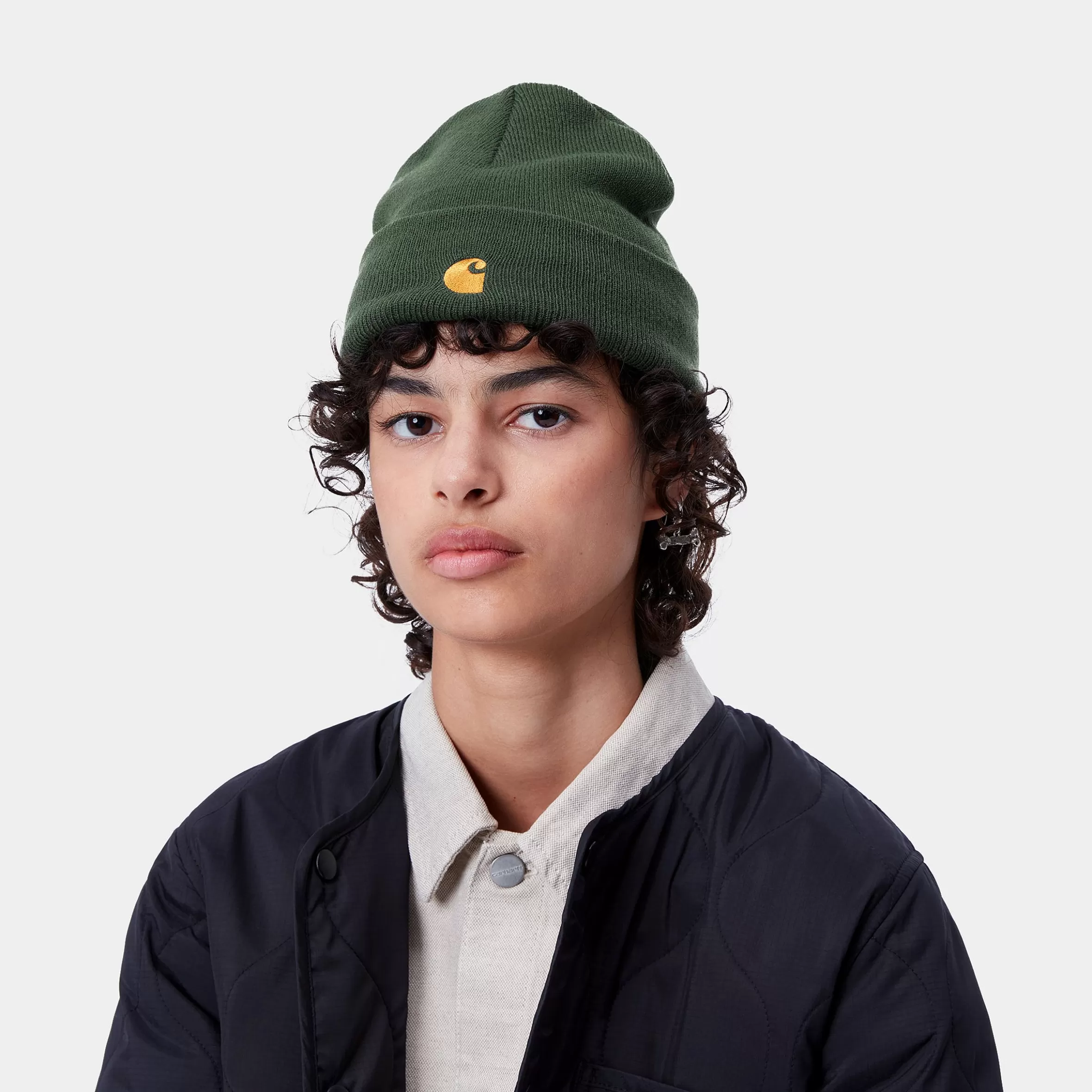 Carhartt WIP Accessoires | Accessoires>Chase Beanie Sycamore Tree / Gold