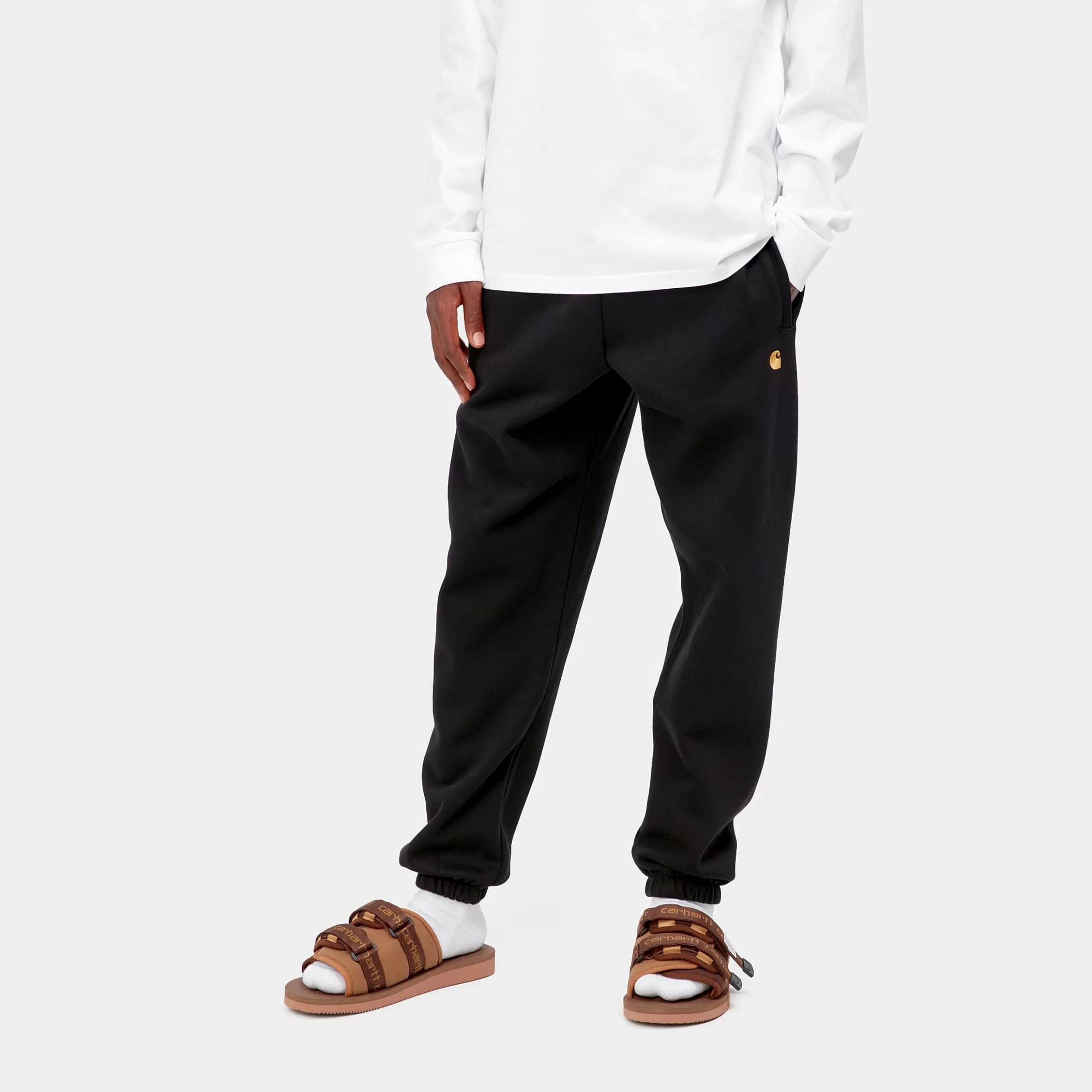 Carhartt WIP Sweats | Hosen>Chase Sweat Pant Black / Gold