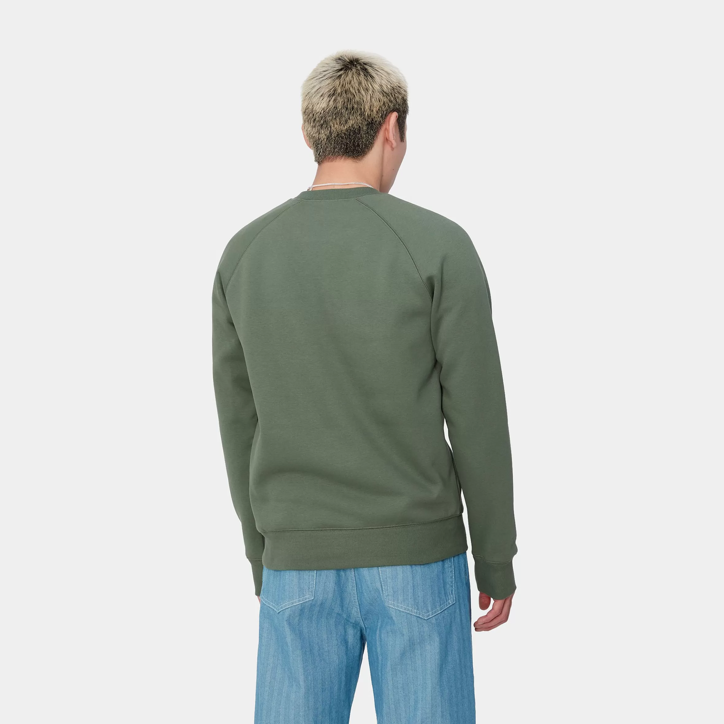 Carhartt WIP Sweats>Chase Sweatshirt Duck Green / Gold