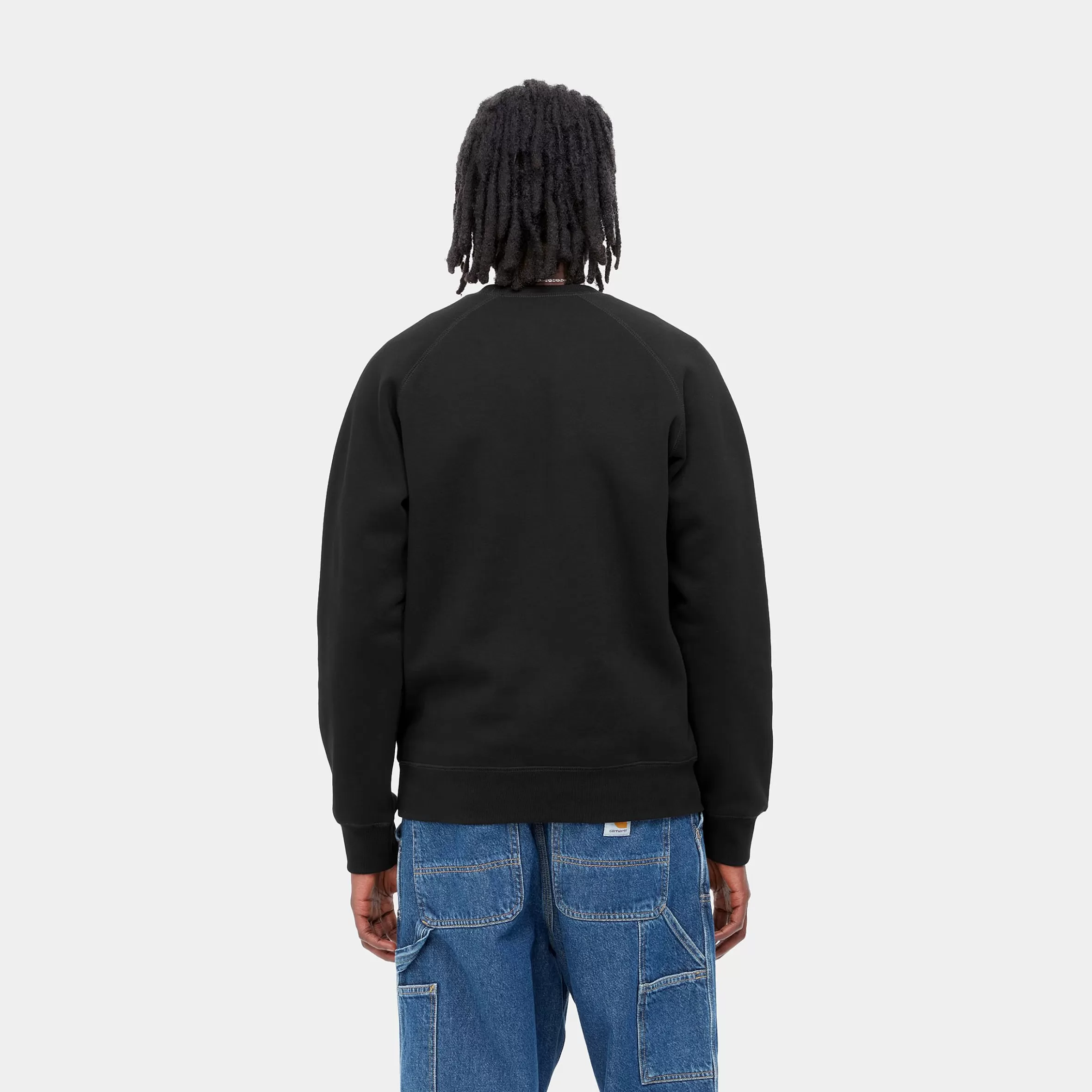 Carhartt WIP Sweats>Chase Sweatshirt Black / Gold