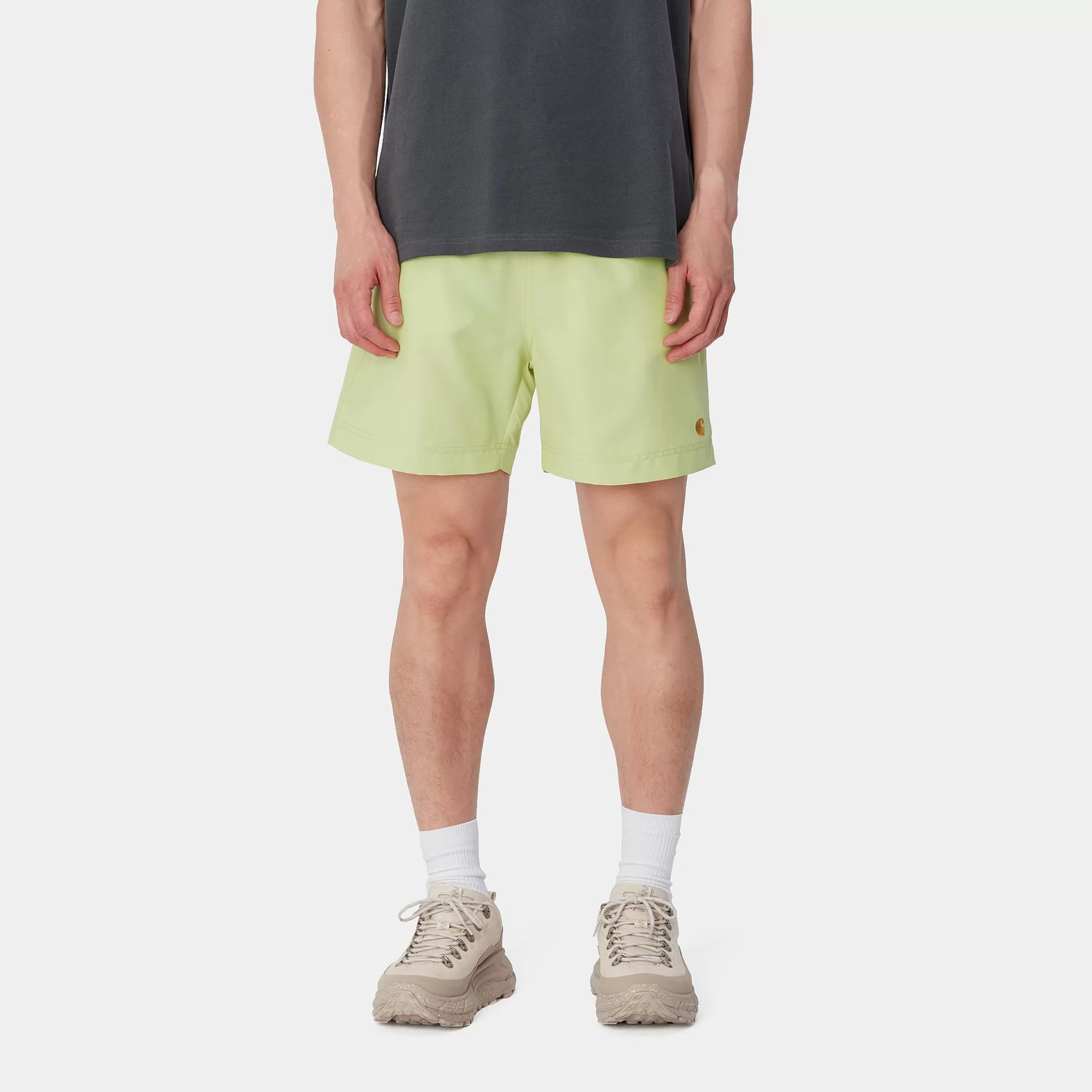 Carhartt WIP Shorts & Badehosen>Chase Swim Trunk Arctic Lime / Gold