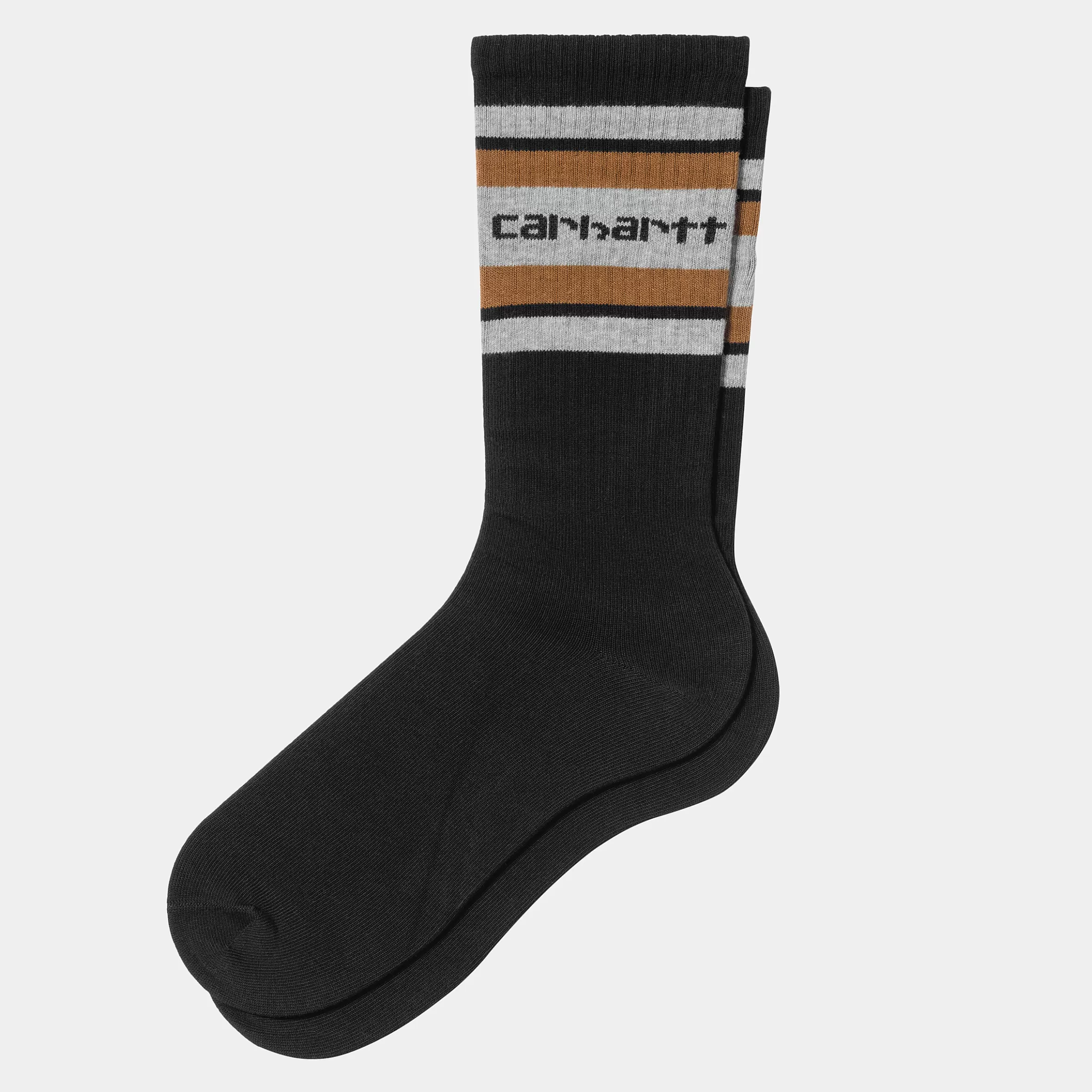 Carhartt WIP Accessoires | Accessoires>Connors Socks Black / Grey Heather / Hamilton Brown