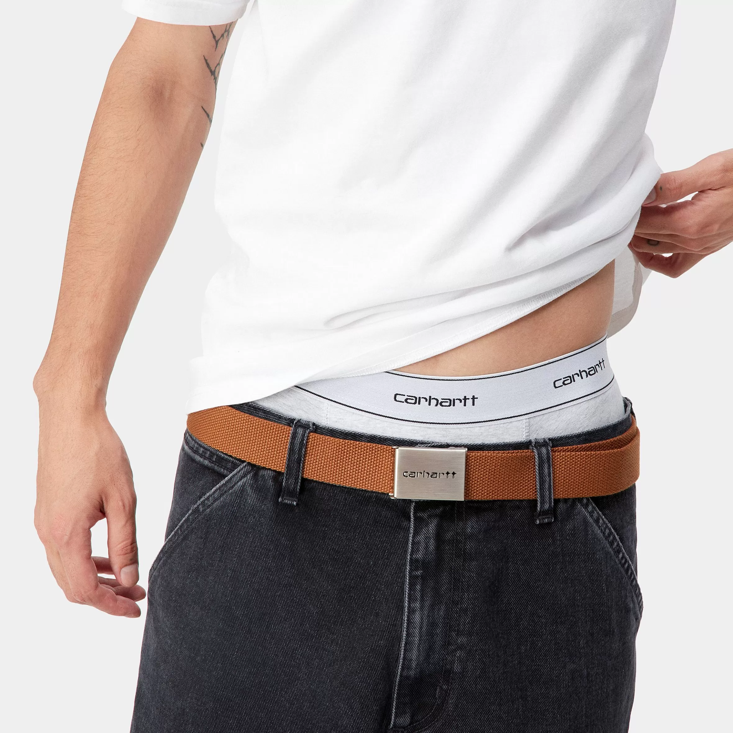 Carhartt WIP Unterwäsche>Cotton Trunks White + White