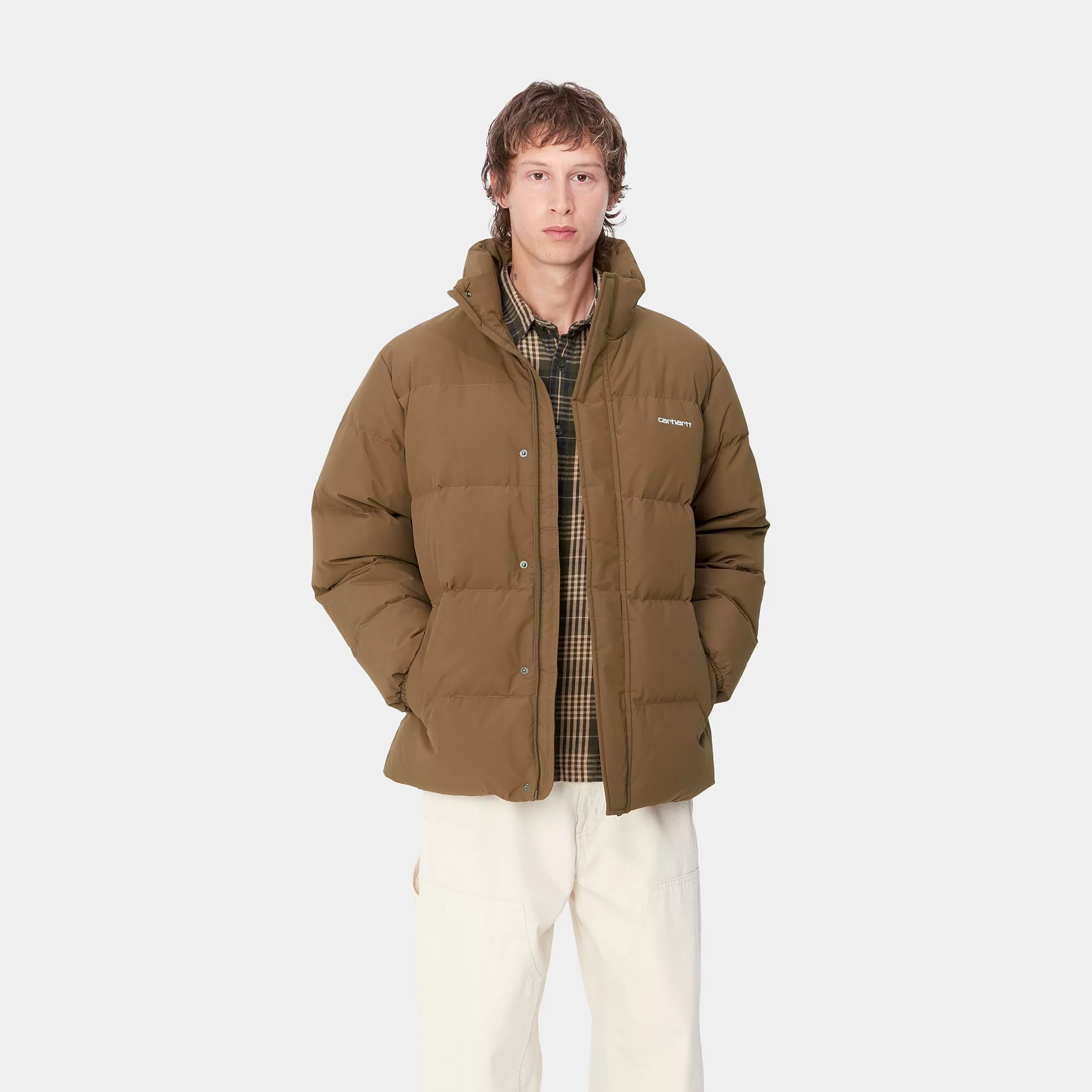 Carhartt WIP Jacken & Mäntel>Danville Jacket Chocolate / White