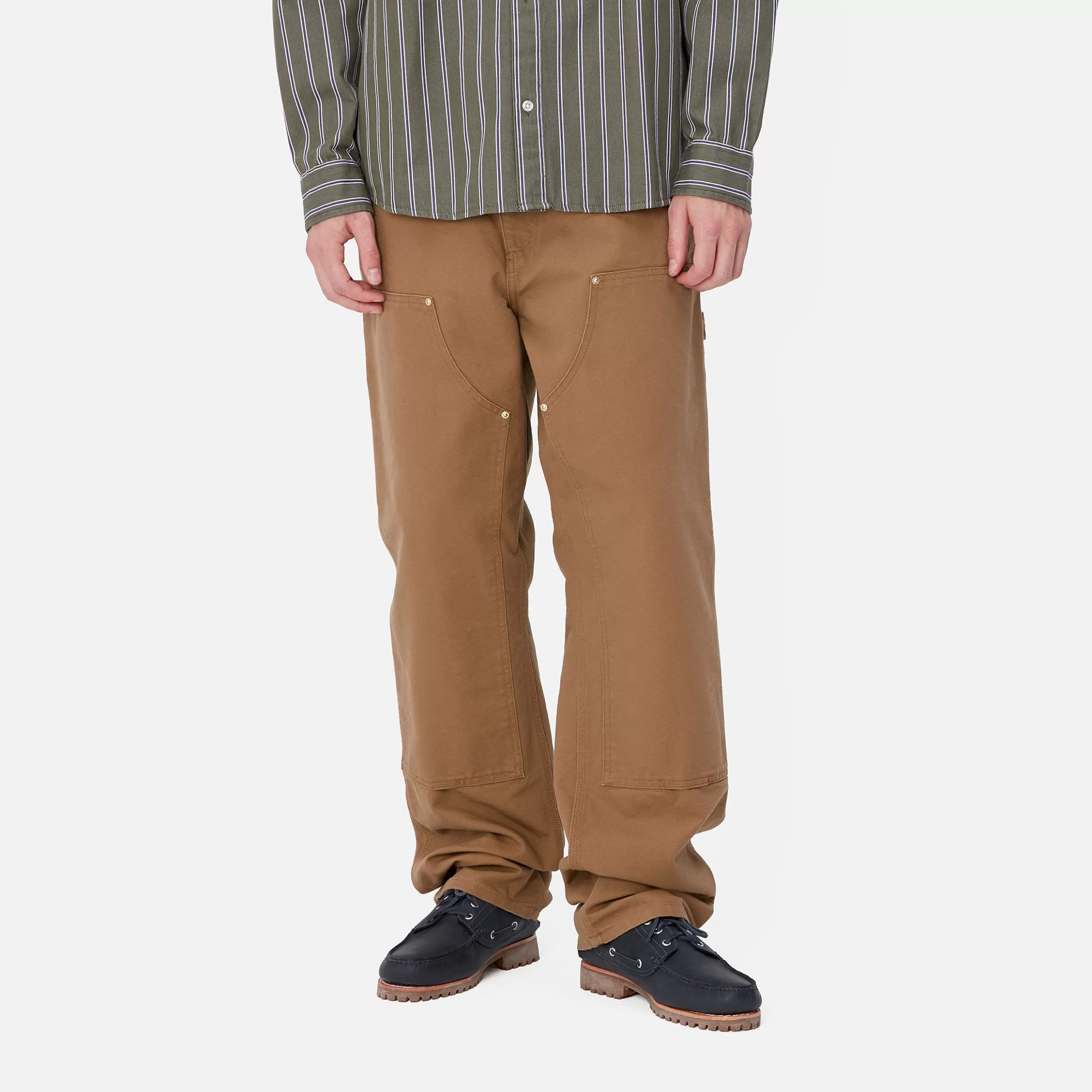 Carhartt WIP Hosen>Double Knee Pant Hamilton Brown