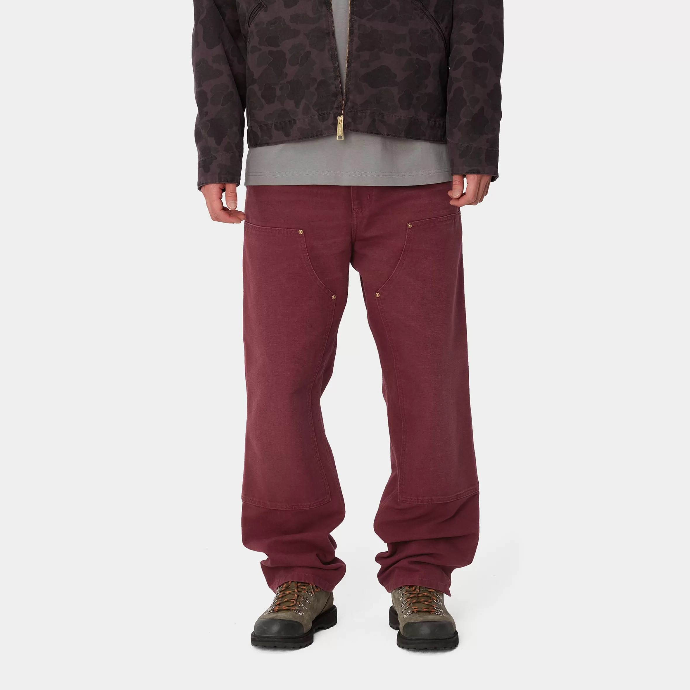 Carhartt WIP Hosen>Double Knee Pant Malbec