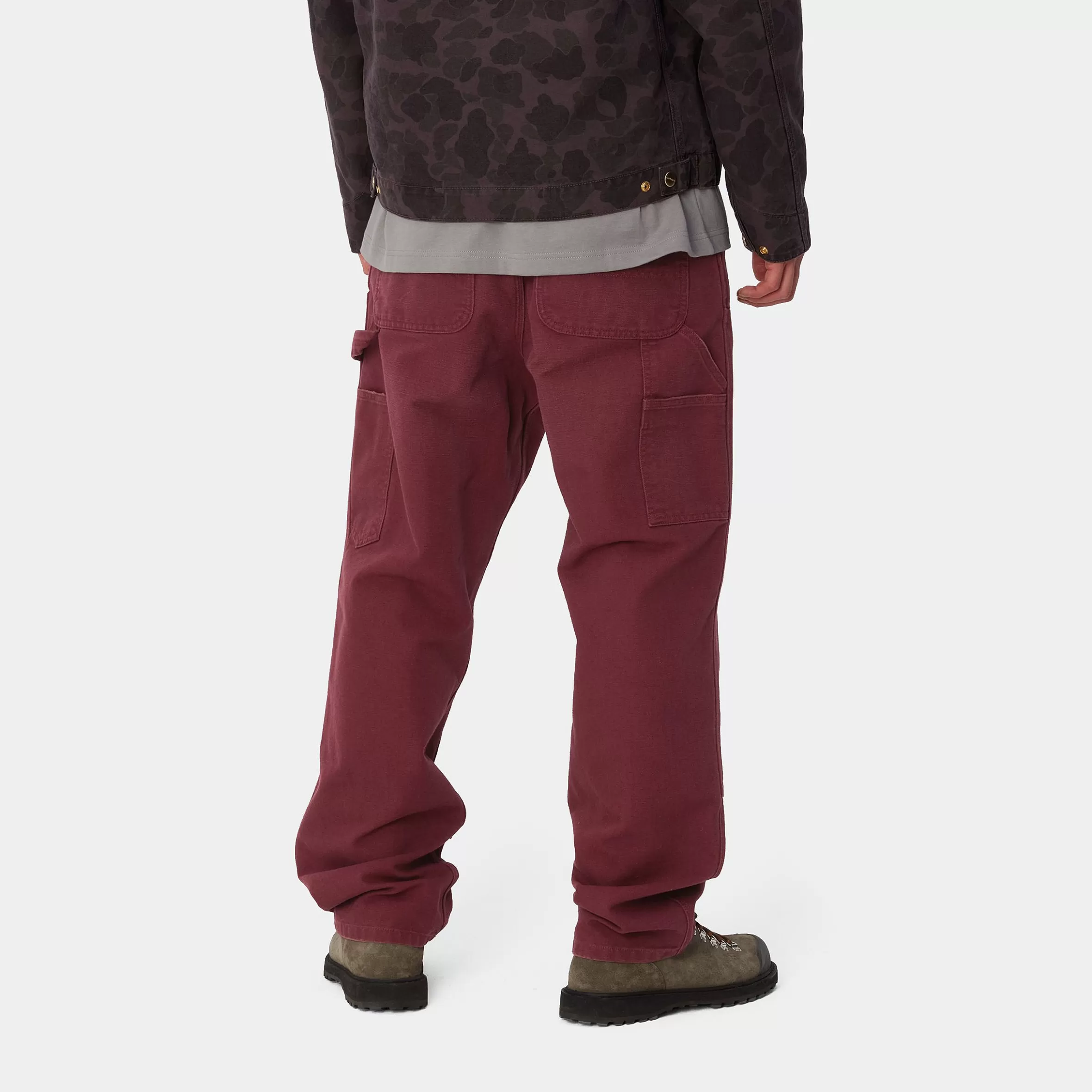 Carhartt WIP Hosen>Double Knee Pant Malbec