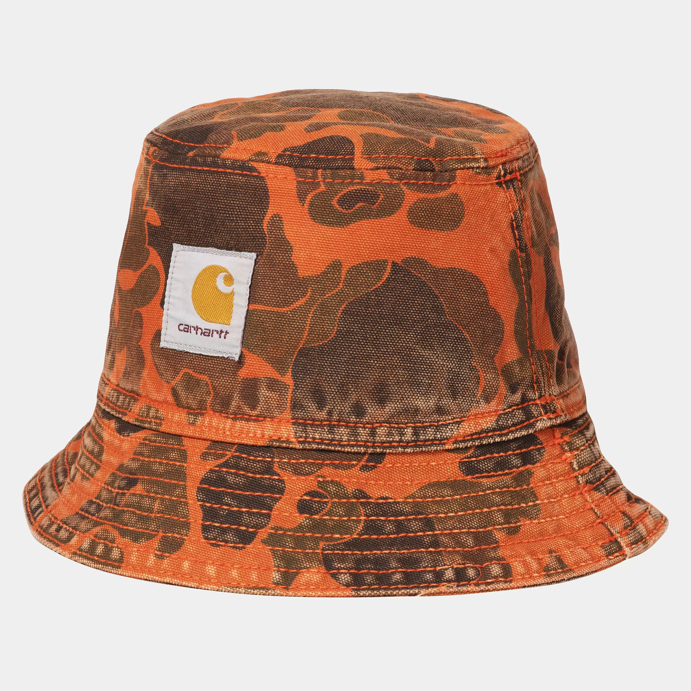 Carhartt WIP Accessoires | Accessoires>Duck Bucket Hat Camo Duck, Green / Turmeric