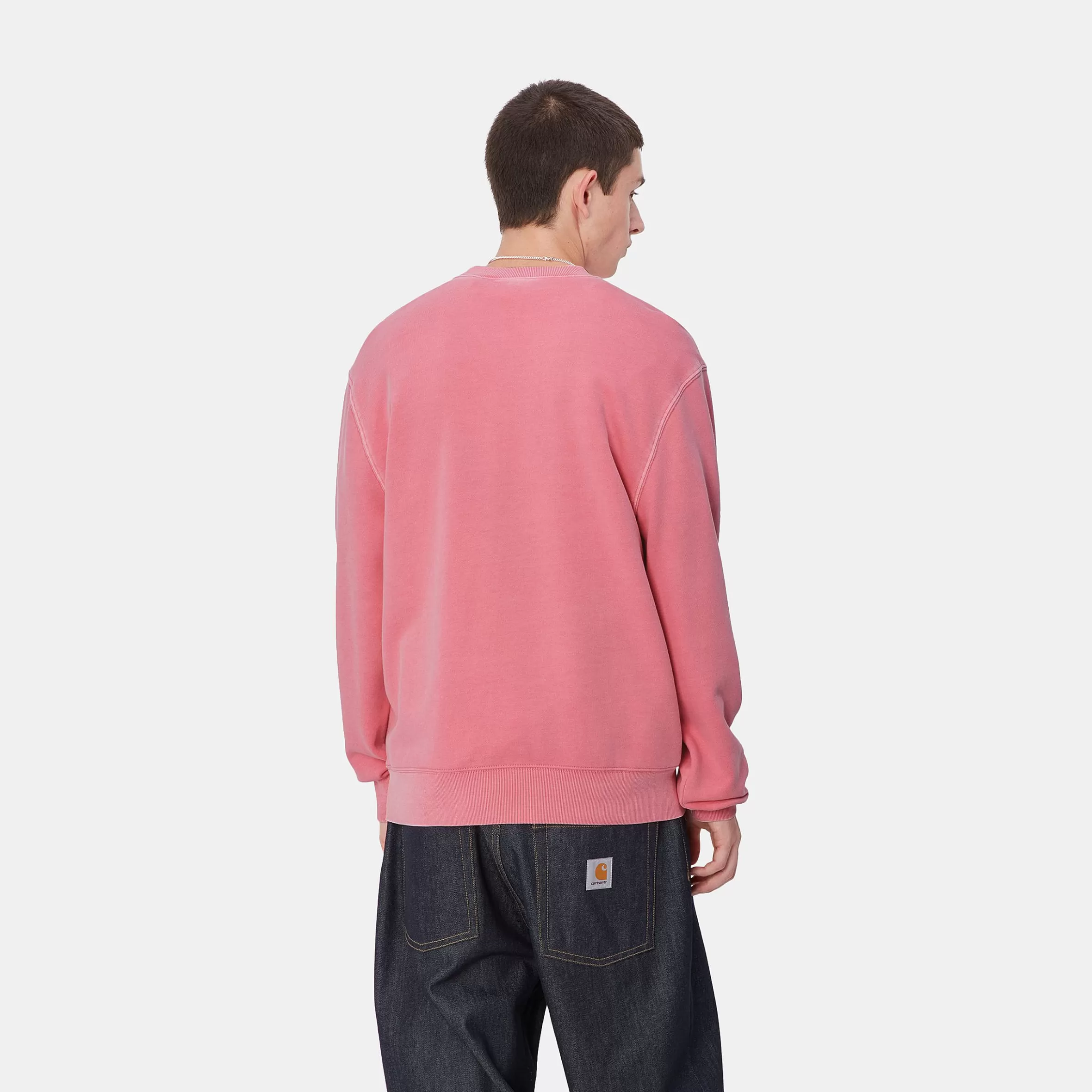 Carhartt WIP Sweats>Duster Script Sweat Charm Pink