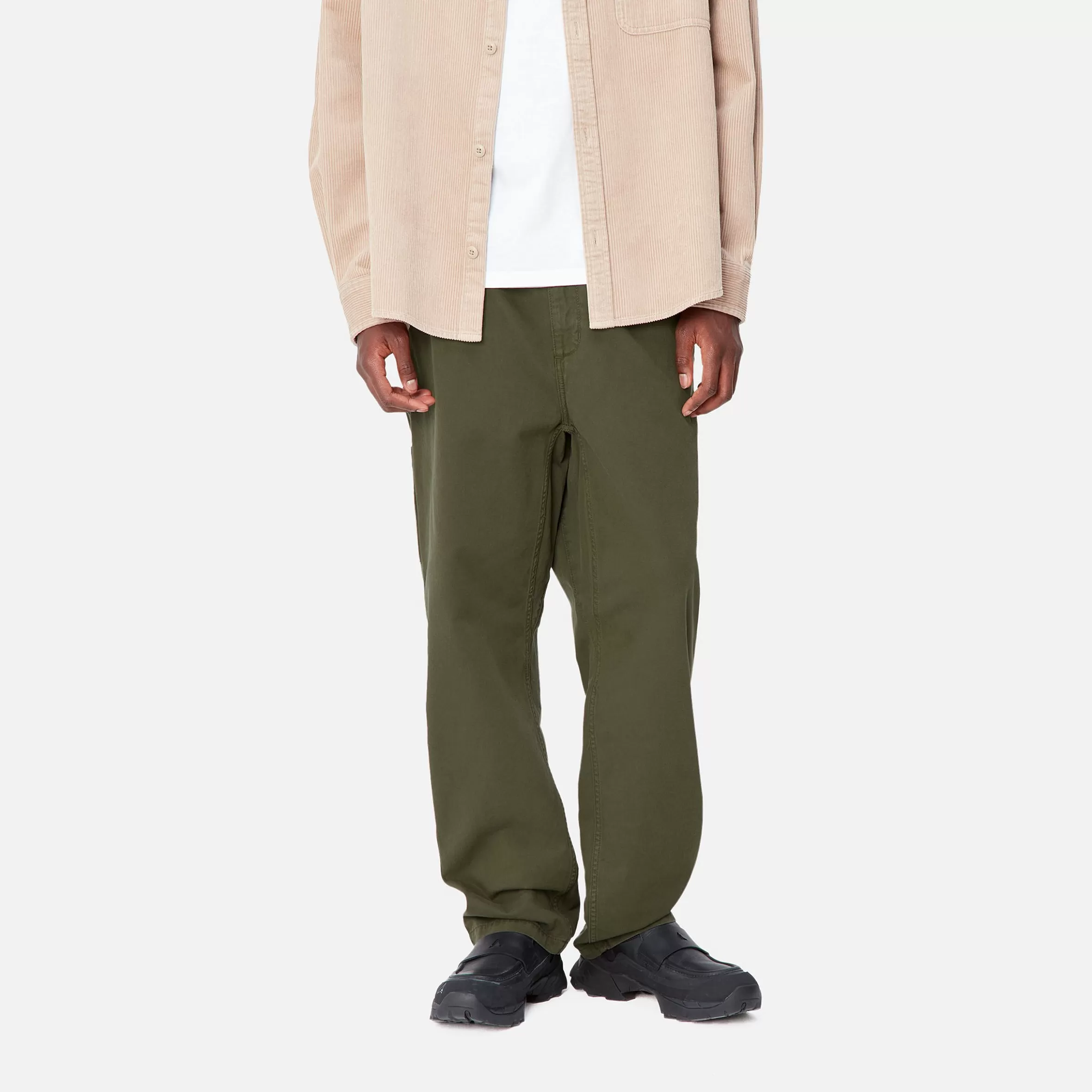 Carhartt WIP Hosen>Flint Pant Office Green