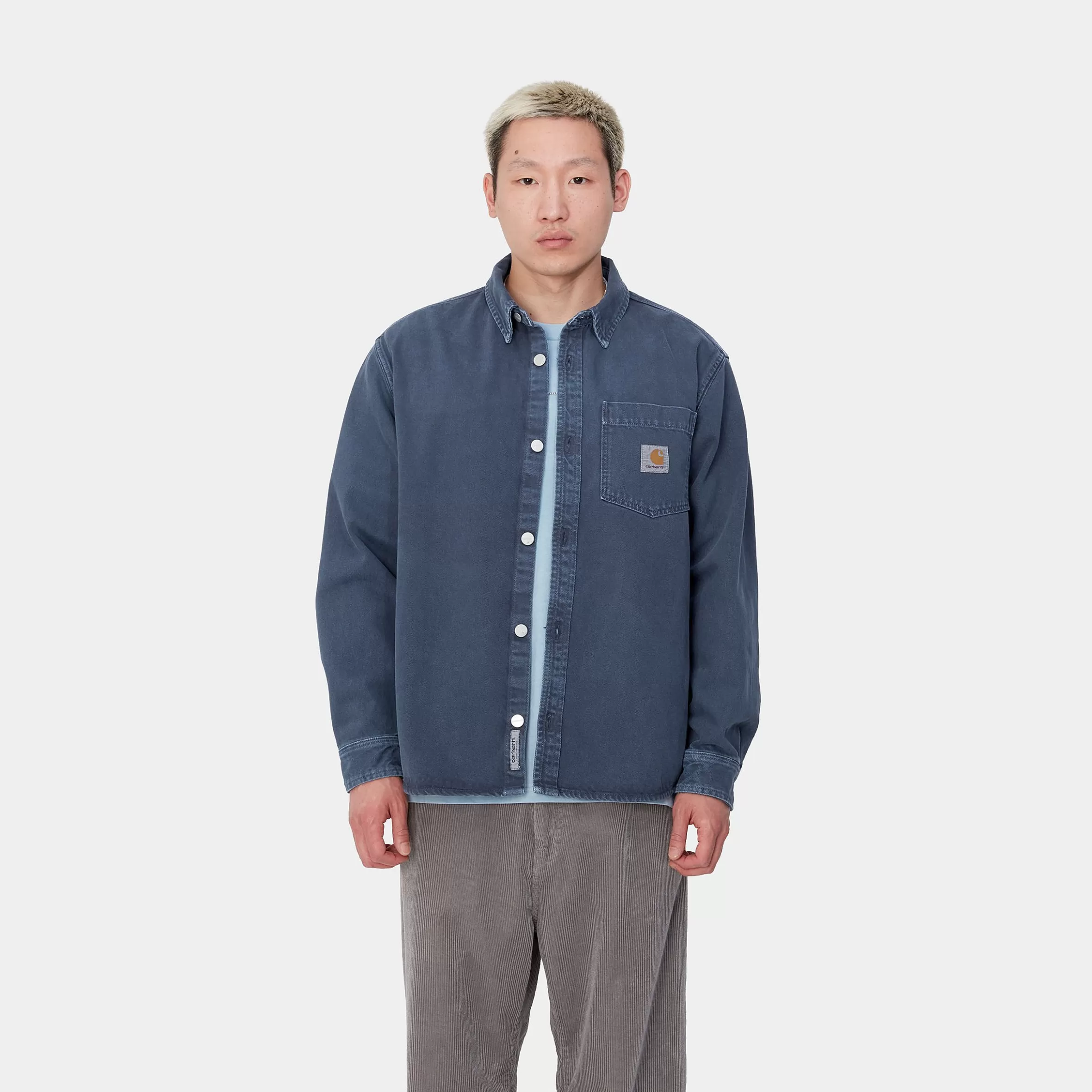 Carhartt WIP Jacken & Mäntel | Hemden>George Shirt Jac Air Force Blue