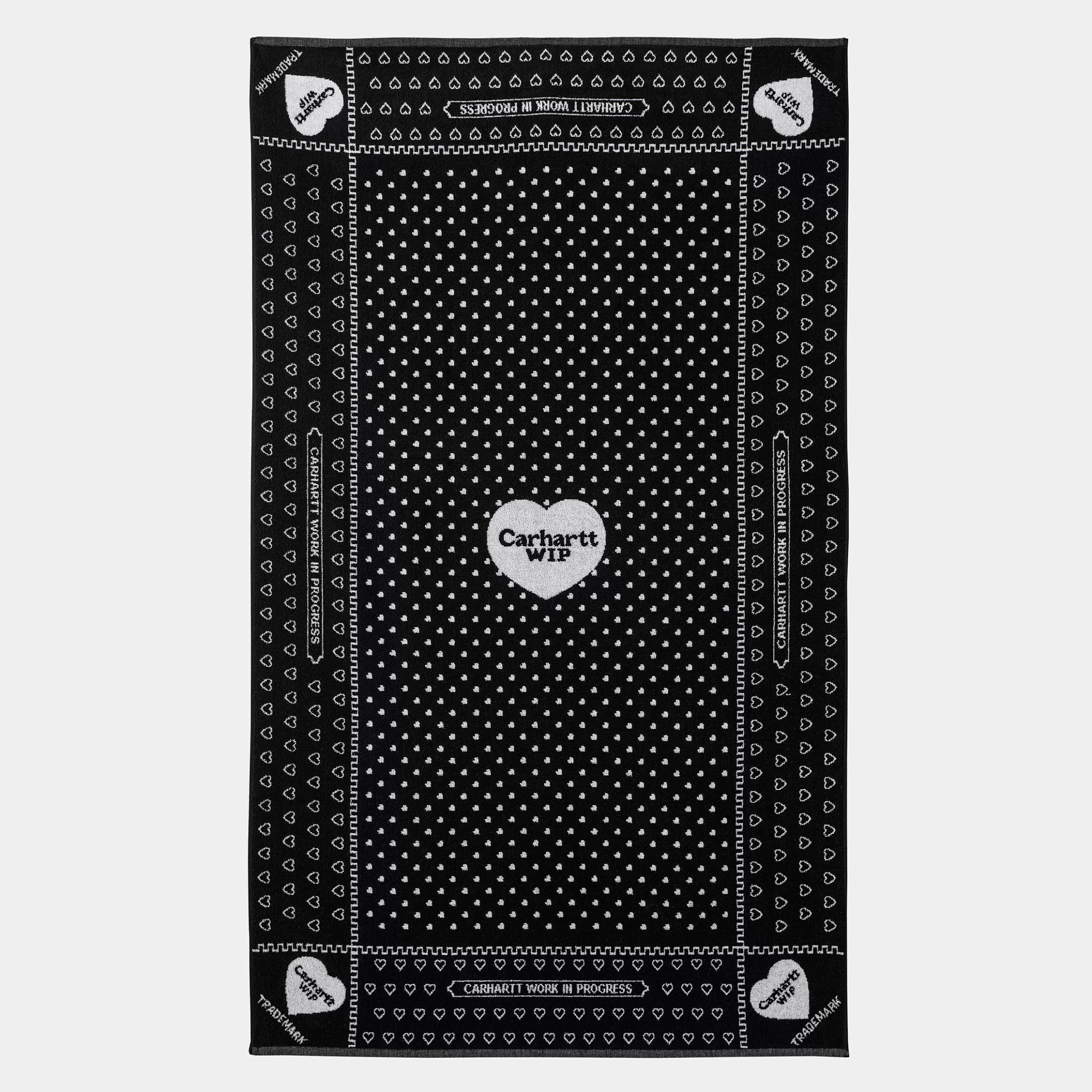 Carhartt WIP Gadgets | Gadgets>Heart Bandana Towel Heart Bandana Jacquard, Black