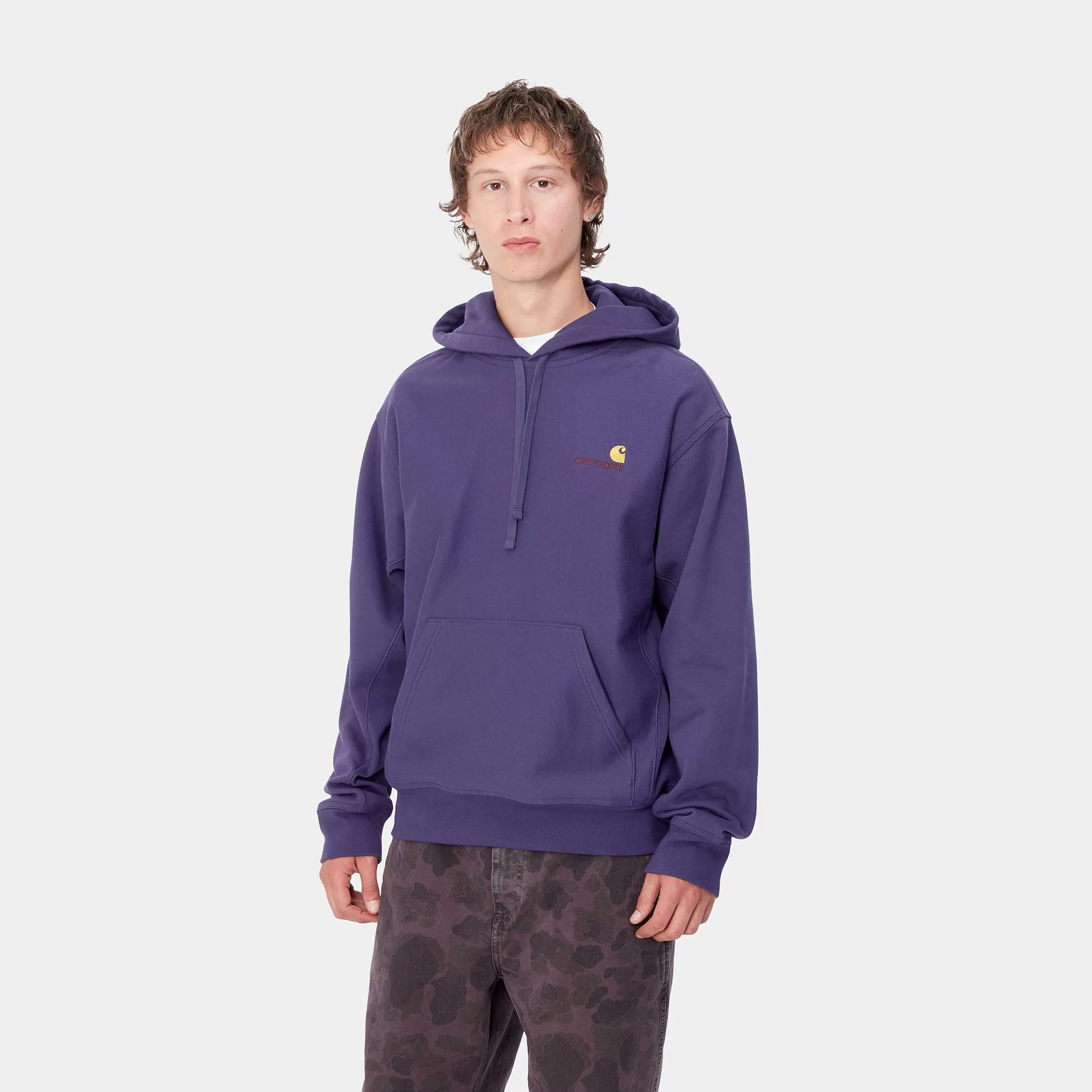 Carhartt WIP Sweats>Hooded American Script Sweatshirt Aura