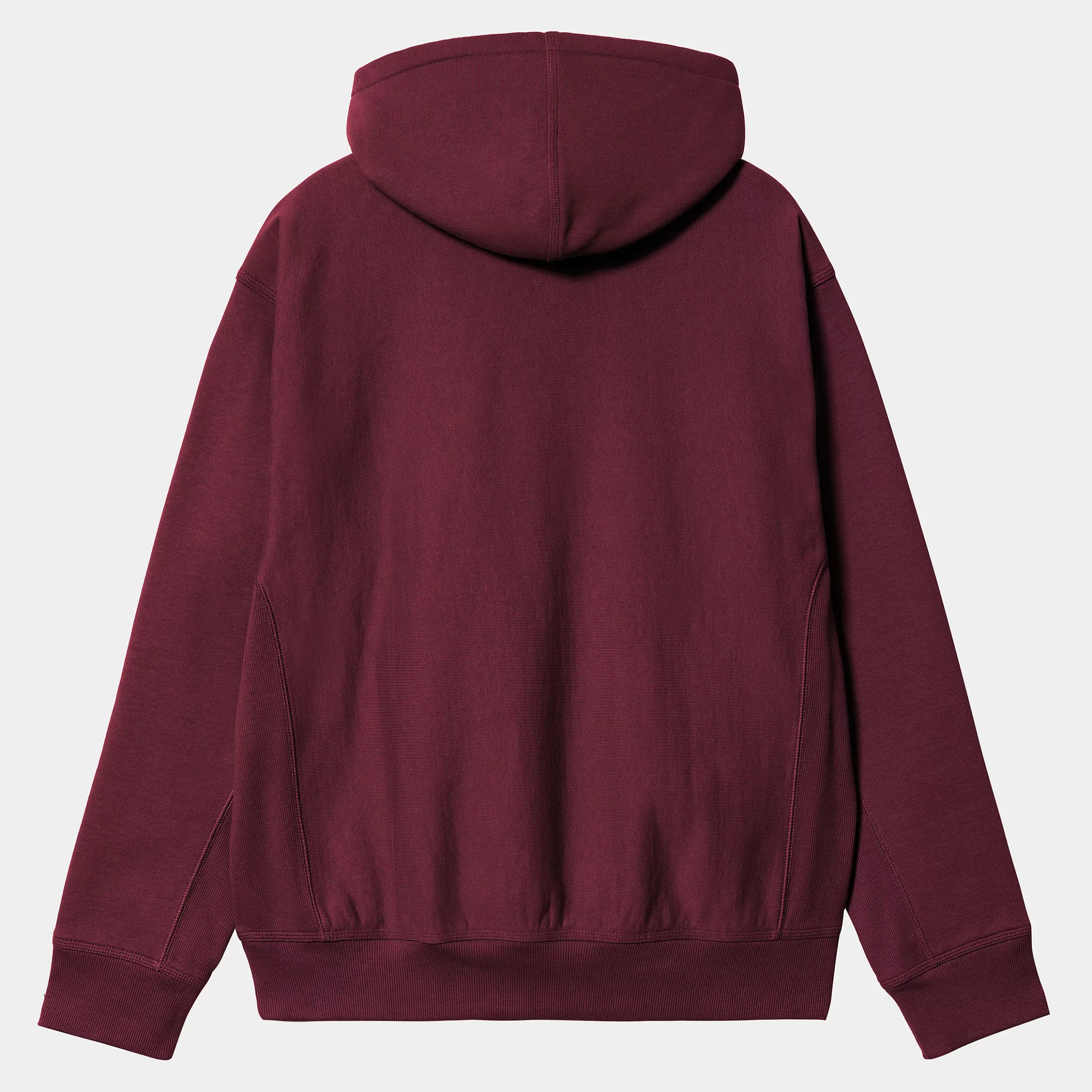 Carhartt WIP Sweats>Hooded American Script Sweatshirt Malbec