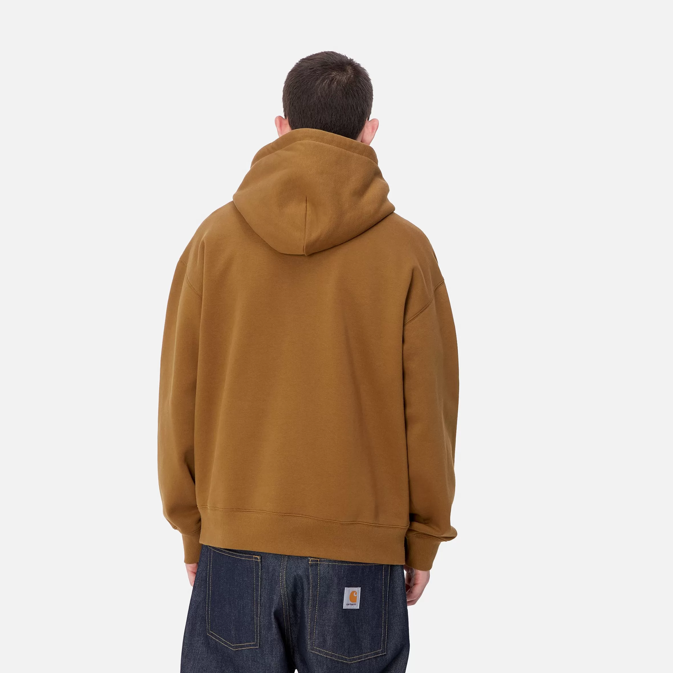 Carhartt WIP Sweats>Hooded Brown Ducks Sweat Hamilton Brown