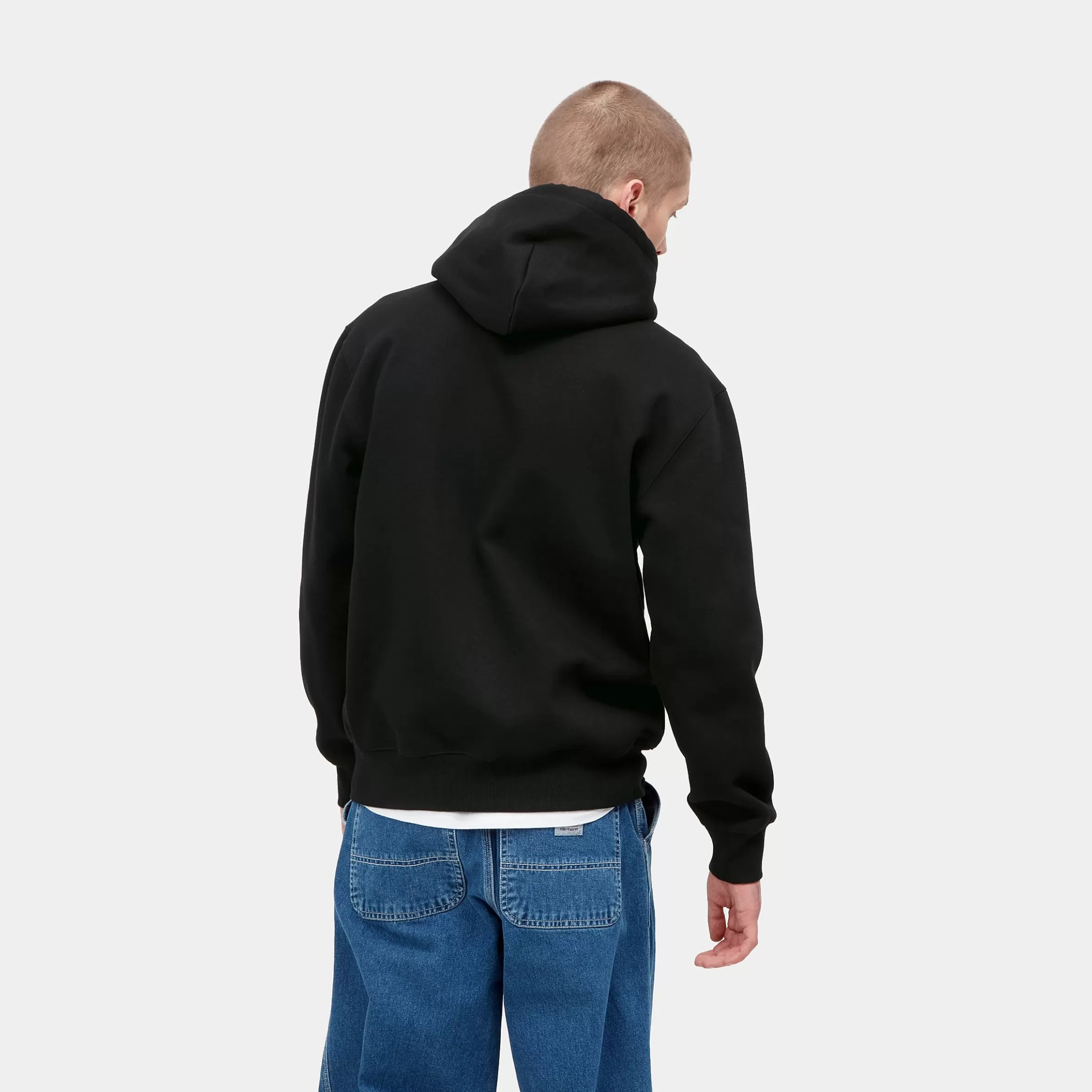 Carhartt WIP Sweats>Hooded Carhartt Sweatshirt Black / Black