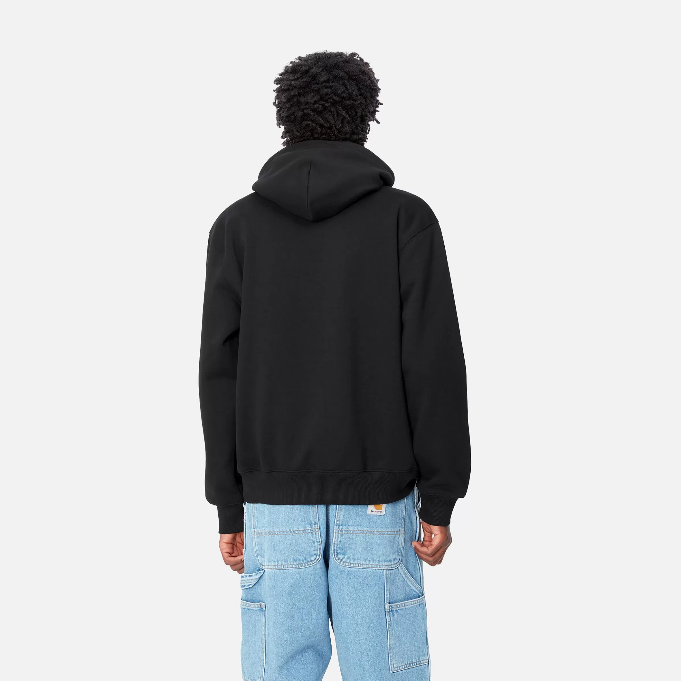 Carhartt WIP Sweats>Hooded Carhartt Sweatshirt Black / White