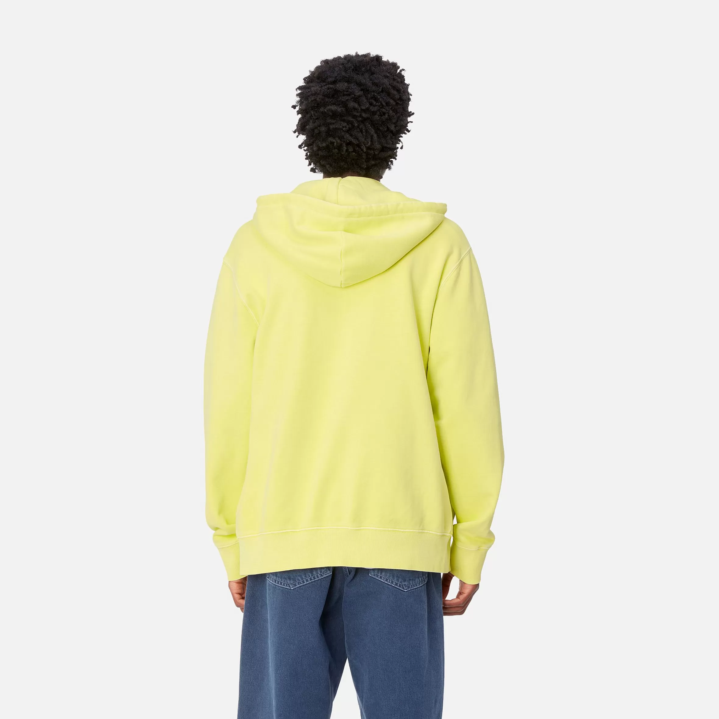 Carhartt WIP Sweats>Hooded Duster Script Jacket Arctic Lime