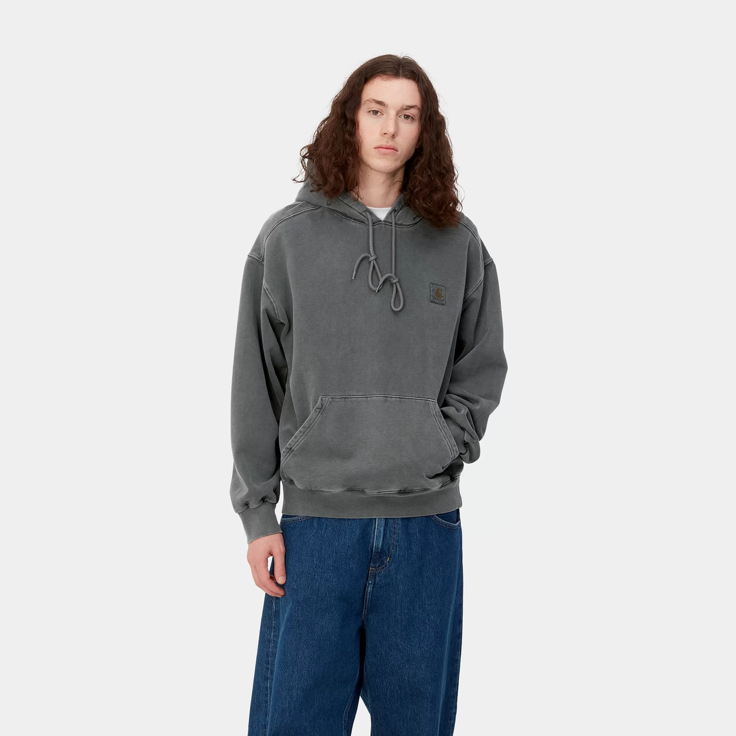 Carhartt WIP Sweats>Hooded Vista Sweat Graphite