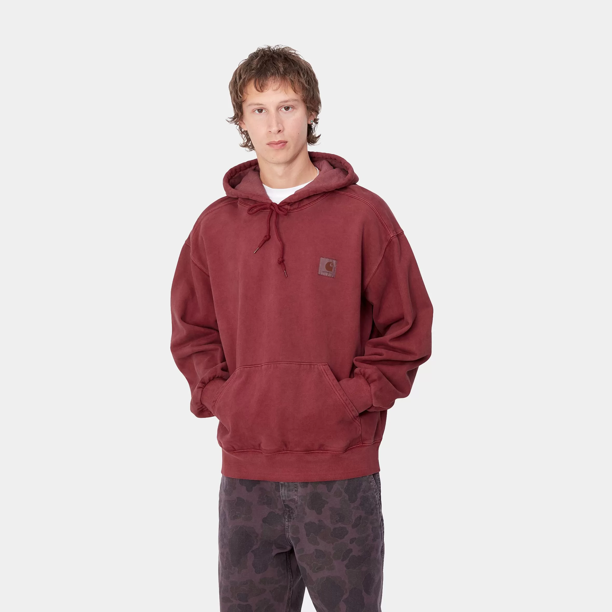 Carhartt WIP Sweats>Hooded Vista Sweat Scarlet