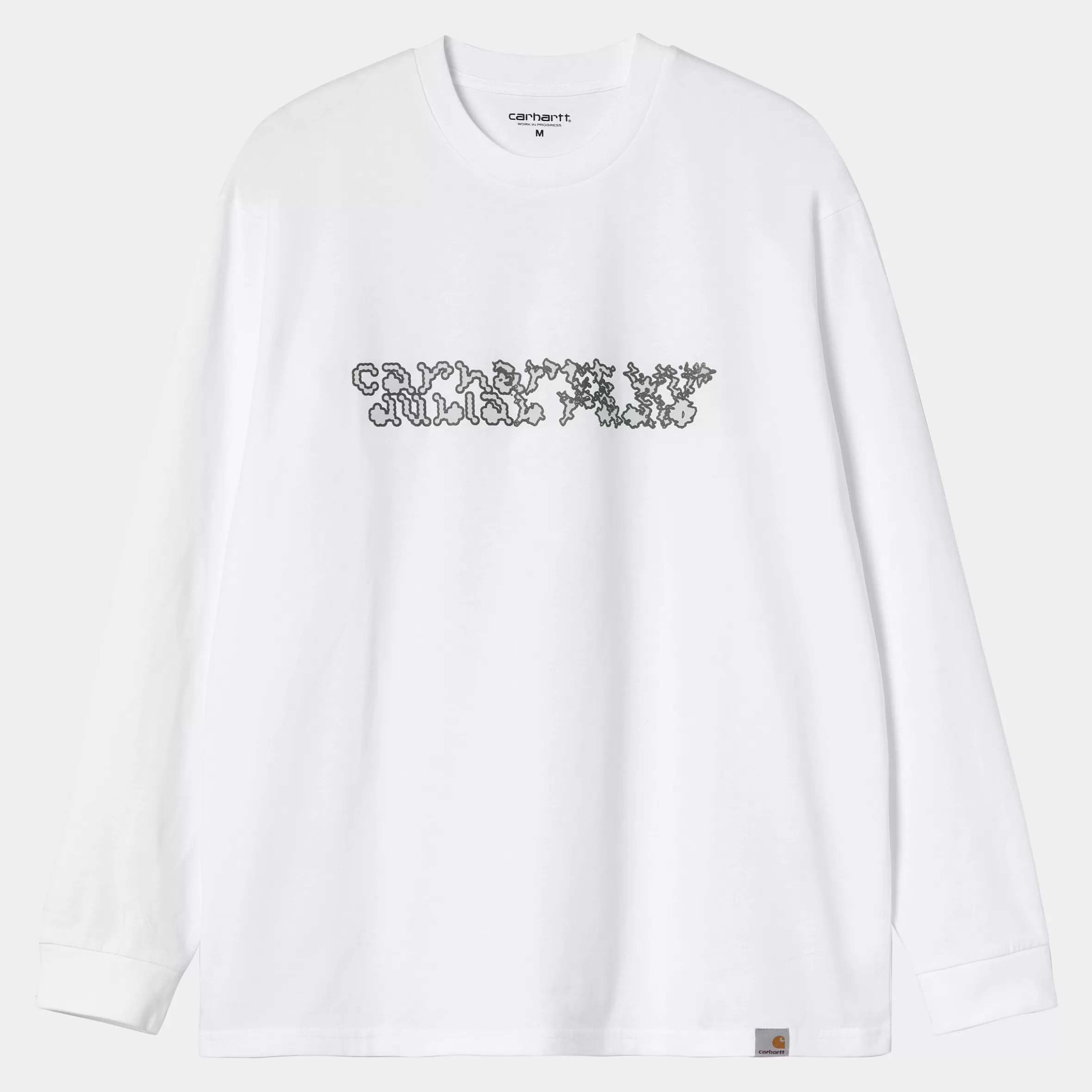 Carhartt WIP T-Shirts & Polos>L/S DUBLAB 25 YRS T-Shirt White