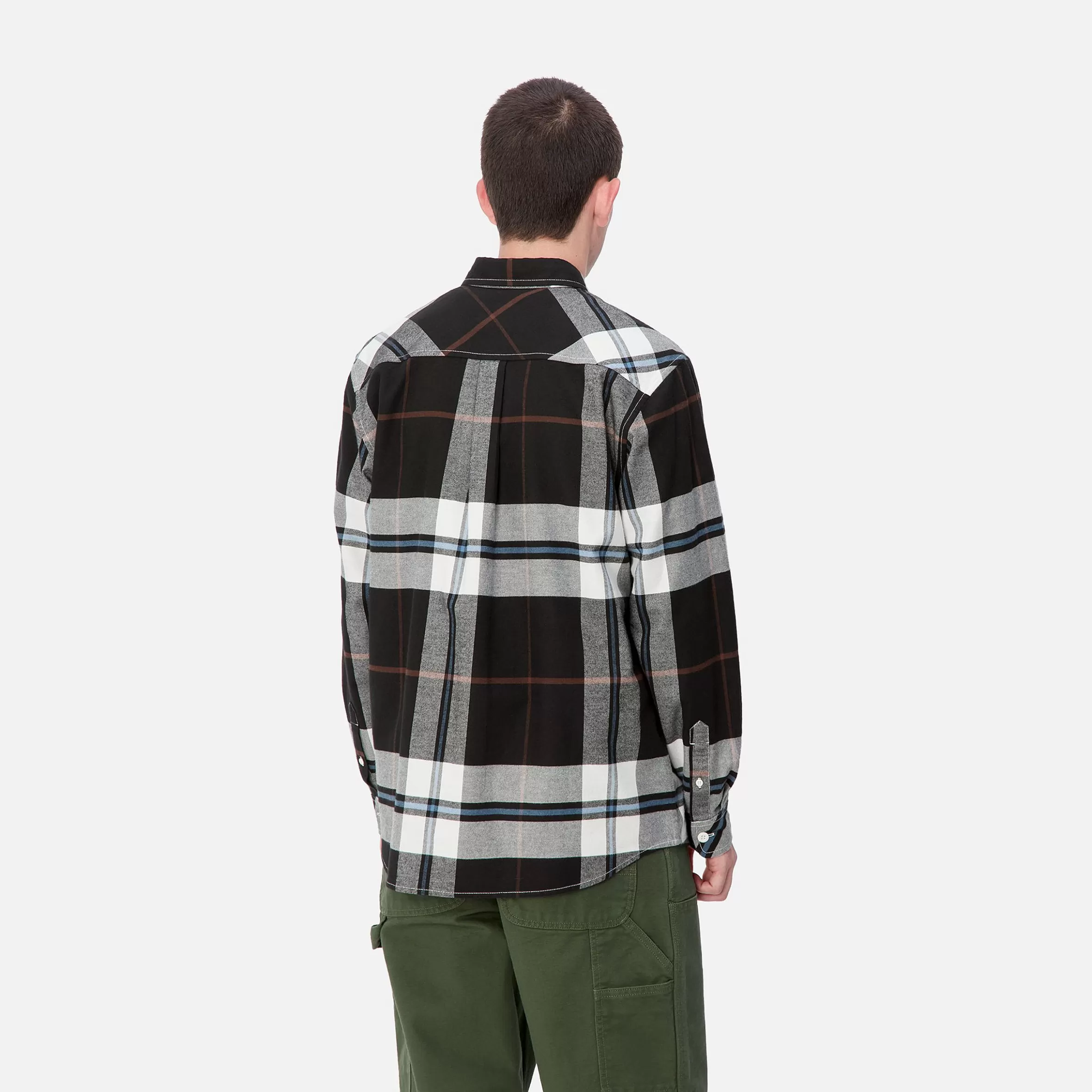 Carhartt WIP Hemden>L/S Garnett Shirt Garnett Check, Wax / Wax