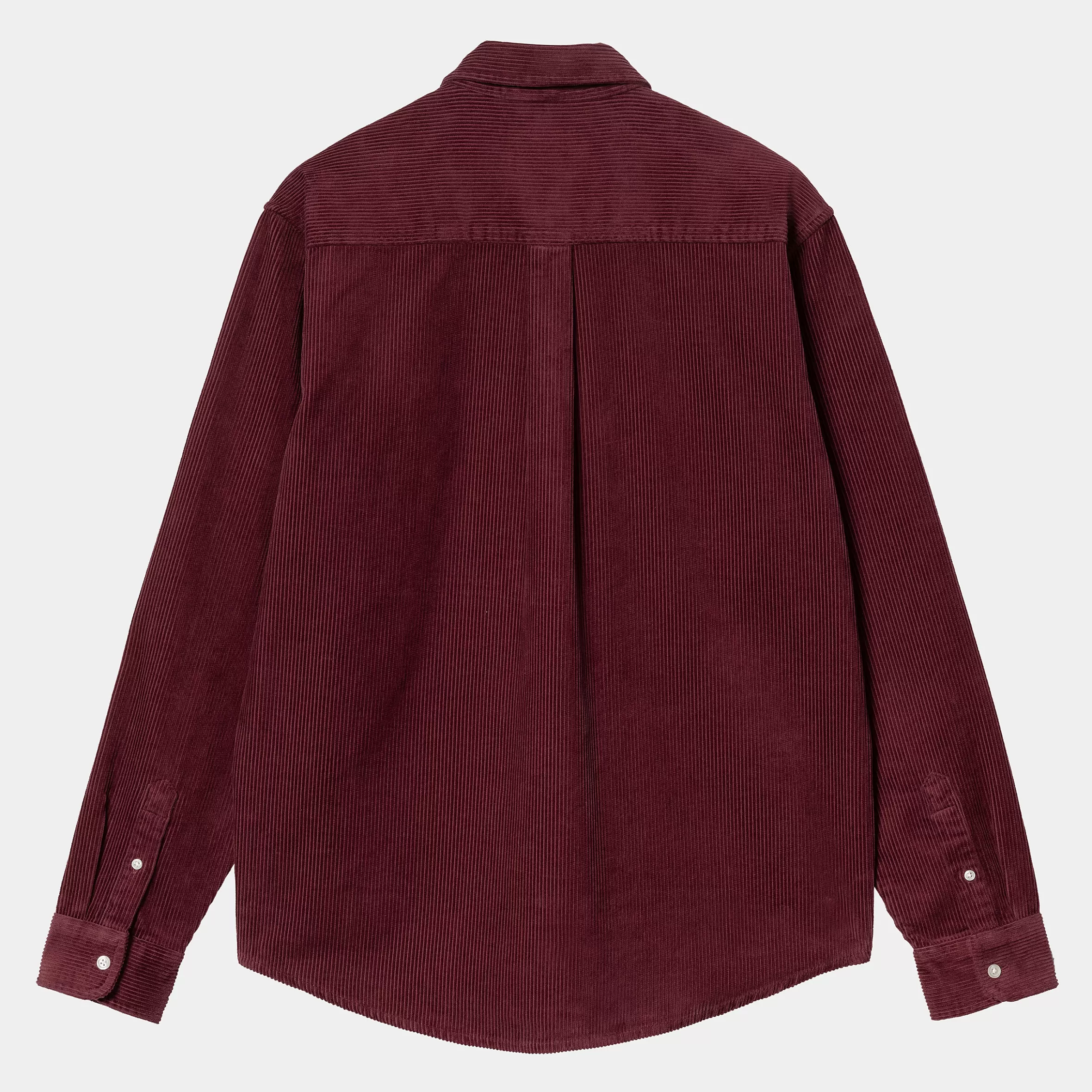 Carhartt WIP Hemden>L/S Madison Cord Shirt Malbec / Black