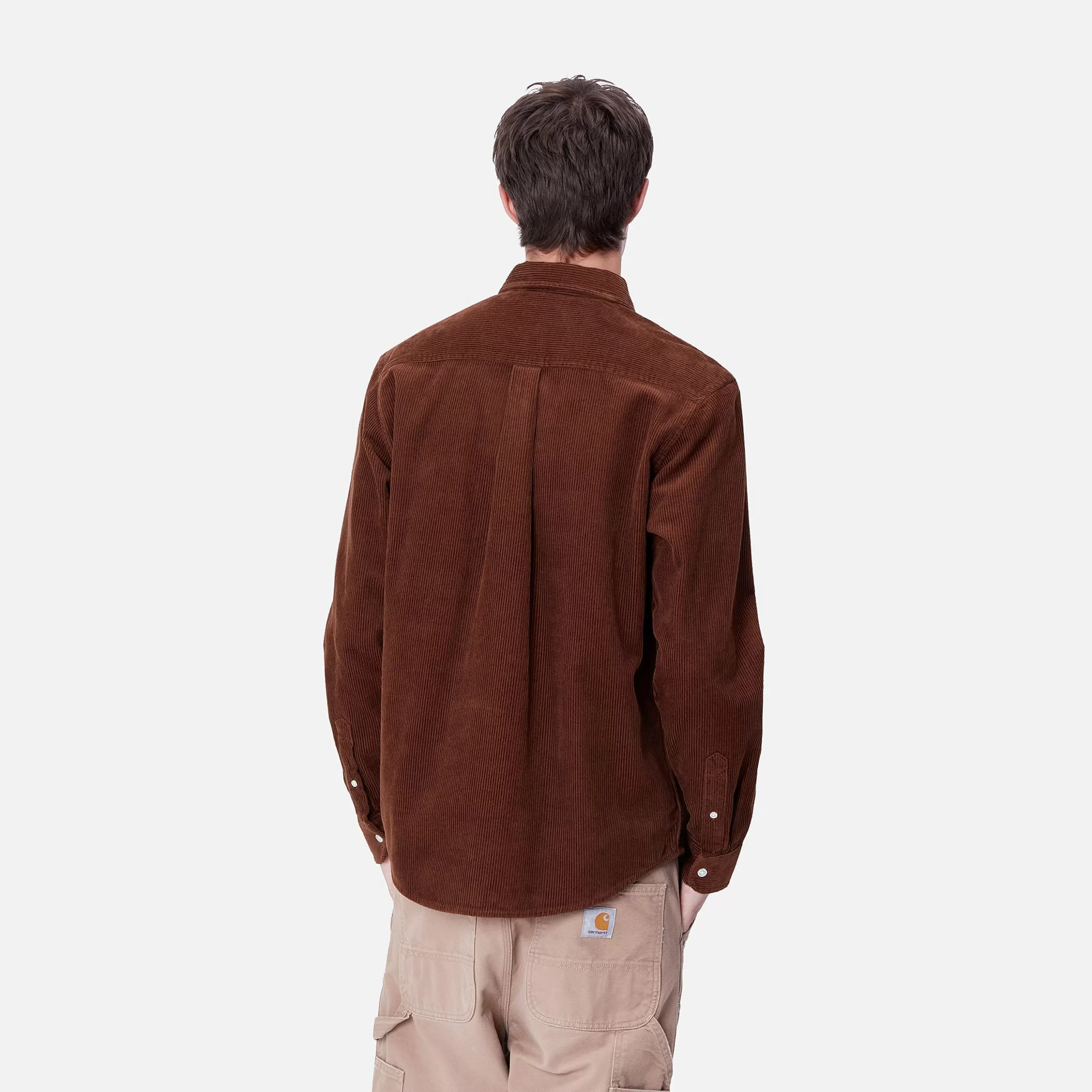 Carhartt WIP Hemden>L/S Madison Cord Shirt Offroad / Wax