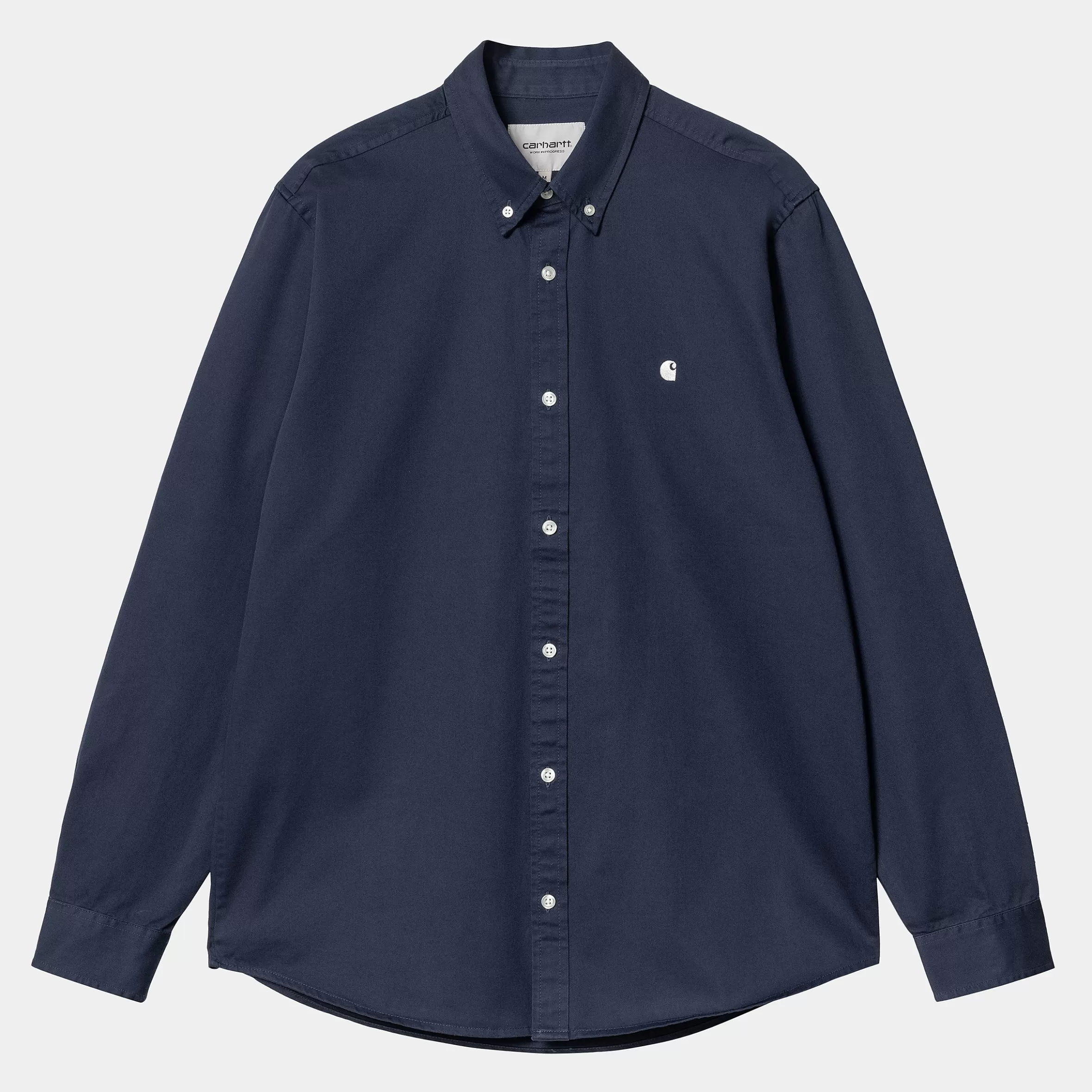 Carhartt WIP Hemden>L/S Madison Shirt Air Force Blue / Wax