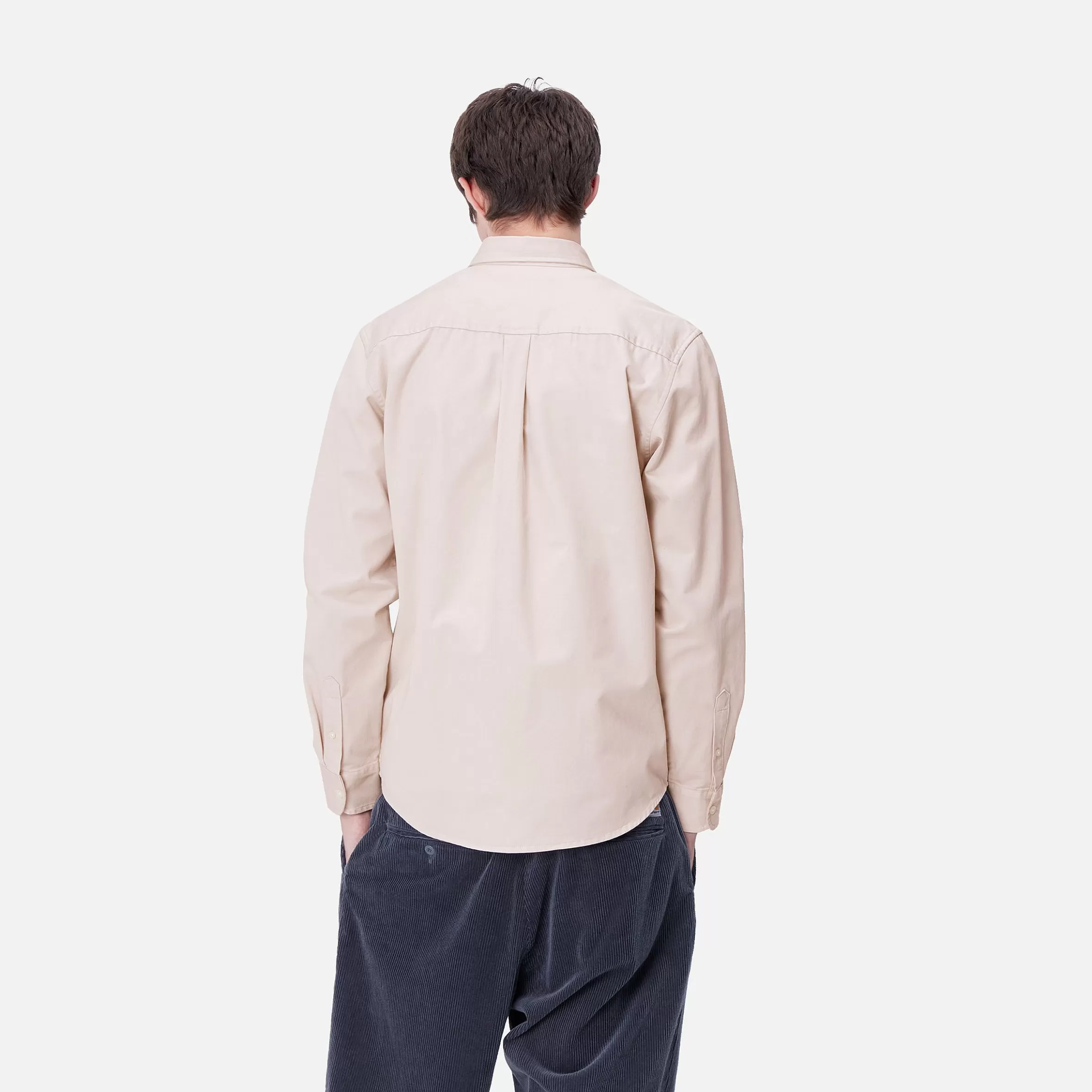 Carhartt WIP Hemden>L/S Madison Shirt Moonbeam / Black