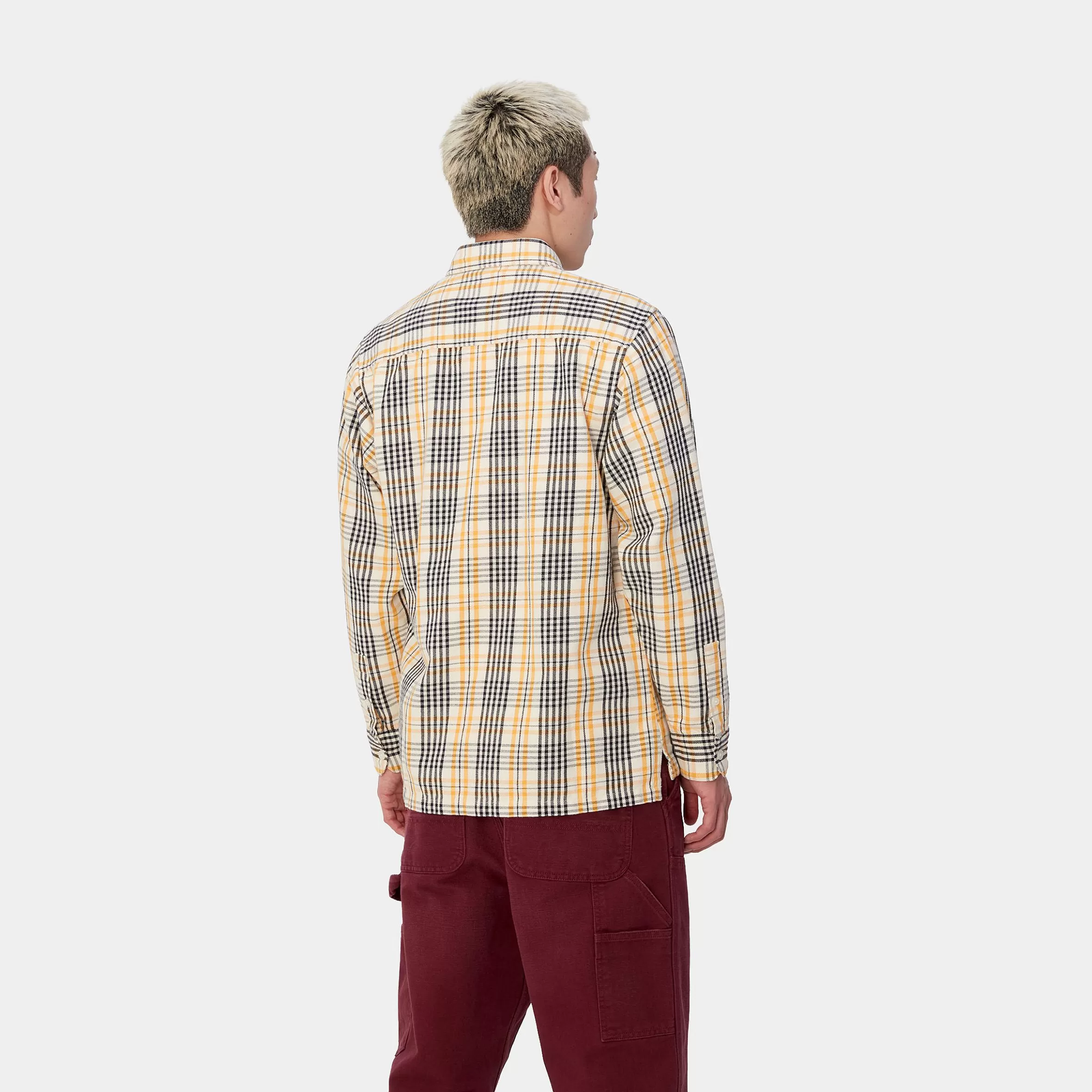 Carhartt WIP Hemden>L/S Mandlik Shirt Mandlik Check, Natural