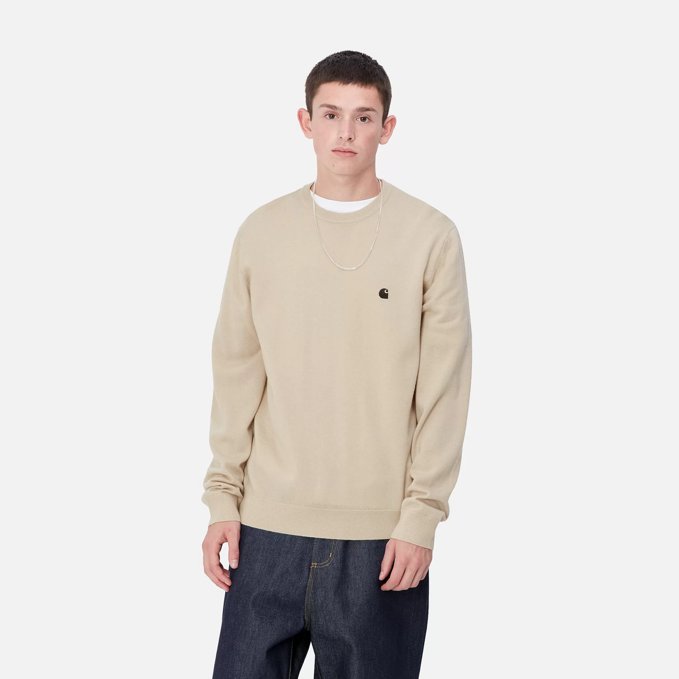 Carhartt WIP Strick>Madison Sweater Wall / Black