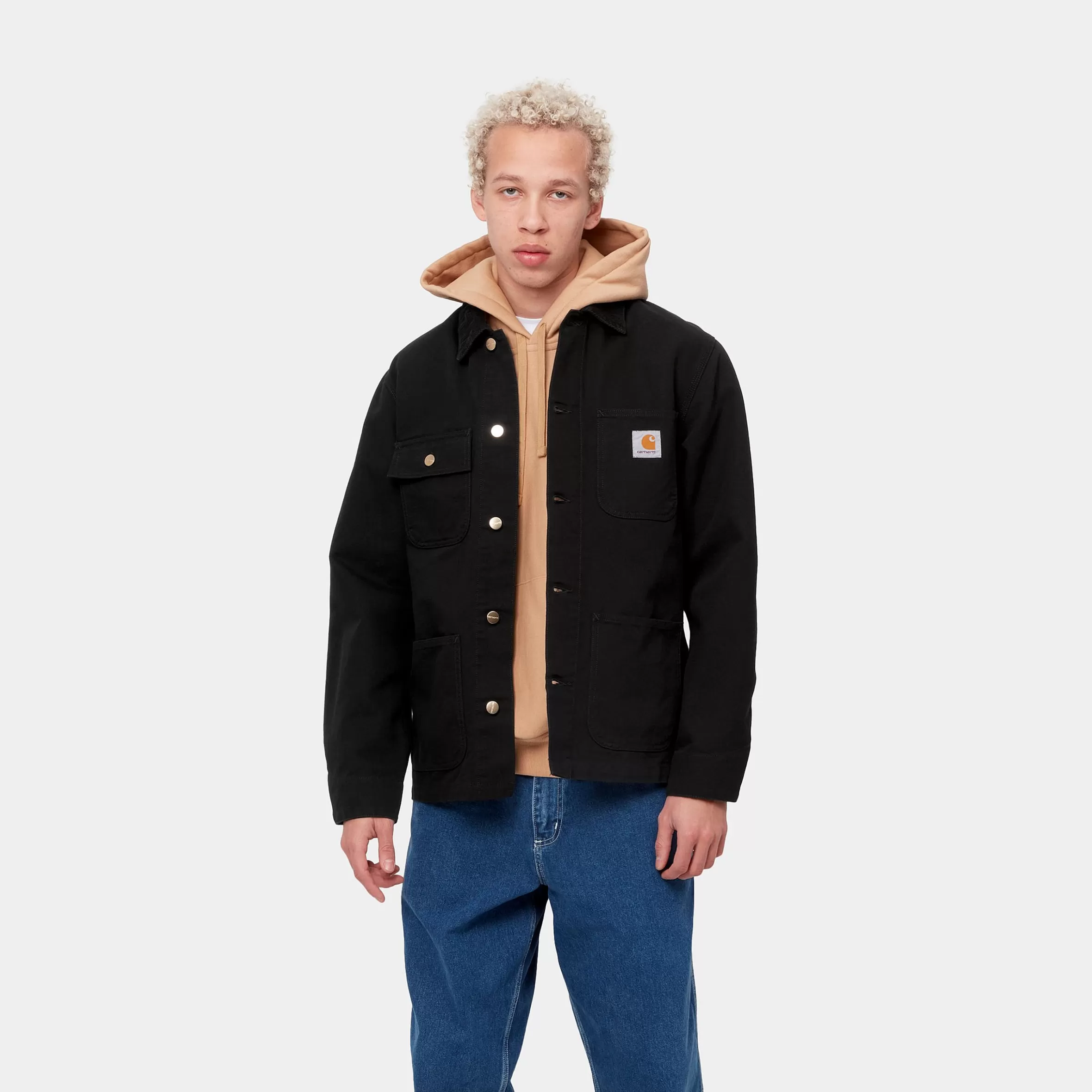 Carhartt WIP Jacken & Mäntel>Michigan Coat (Summer) Black / Black