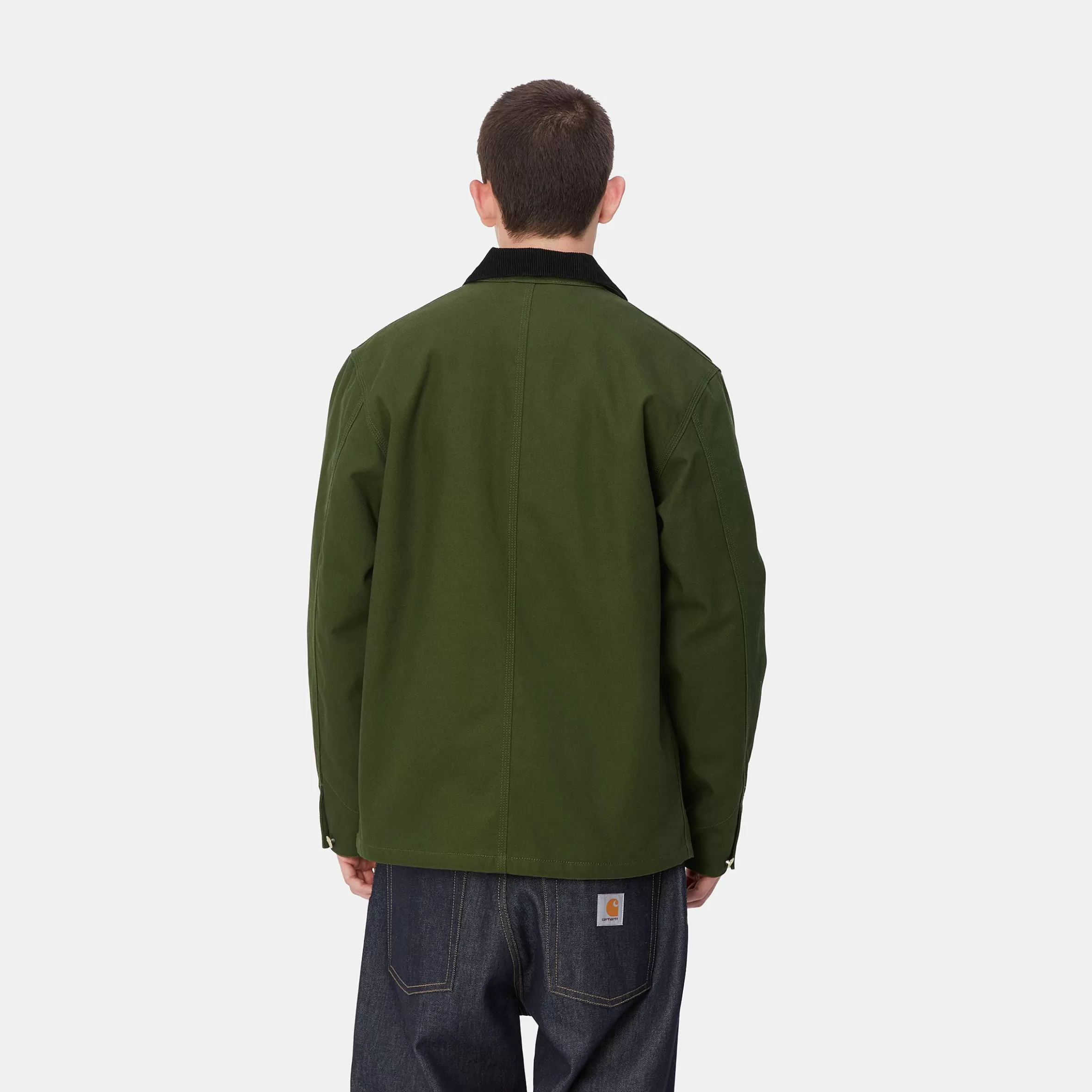 Carhartt WIP Jacken & Mäntel>Michigan Coat (Winter) Tarragon / Black