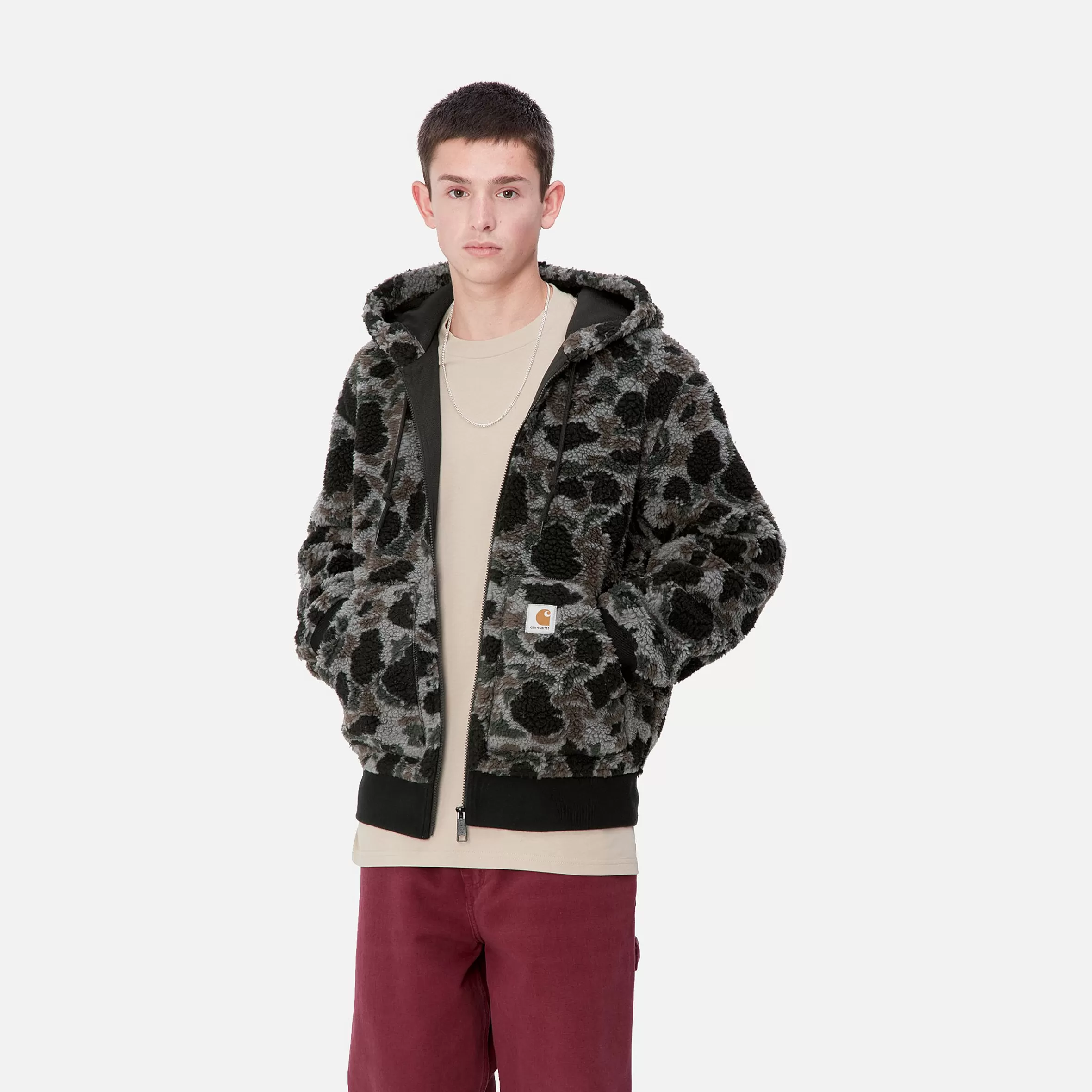 Carhartt WIP Jacken & Mäntel>OG Active Liner Camo Duck Jacquard, Grey