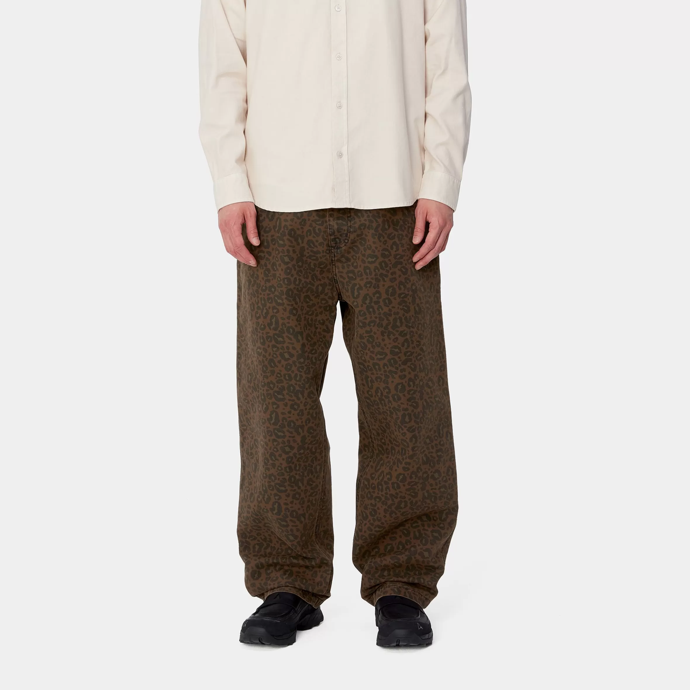 Carhartt WIP Hosen>OG Single Knee Pant Camo Leo, Tamarind / Tamarind