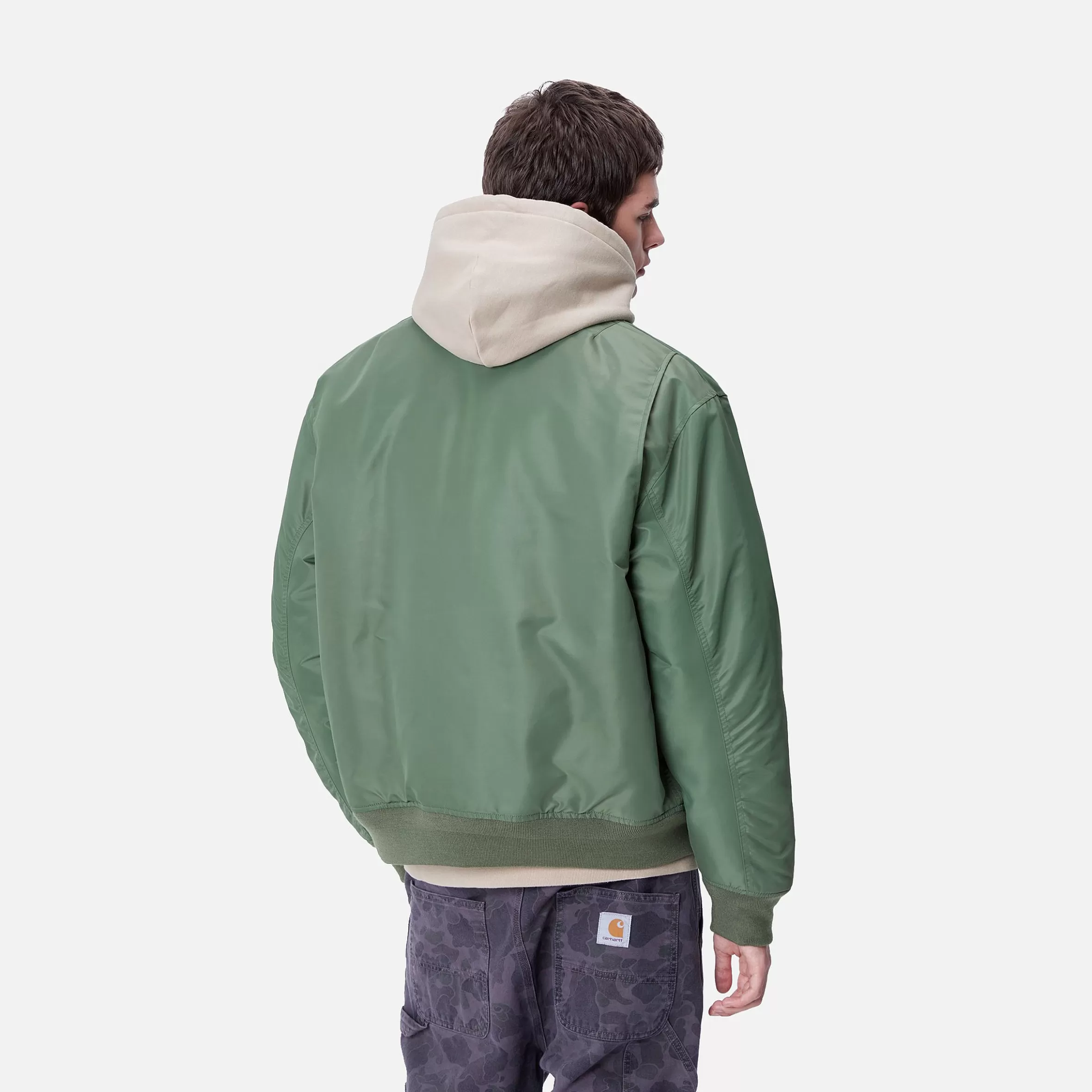 Carhartt WIP Jacken & Mäntel>Olten Bomber Duck Green / Turmeric