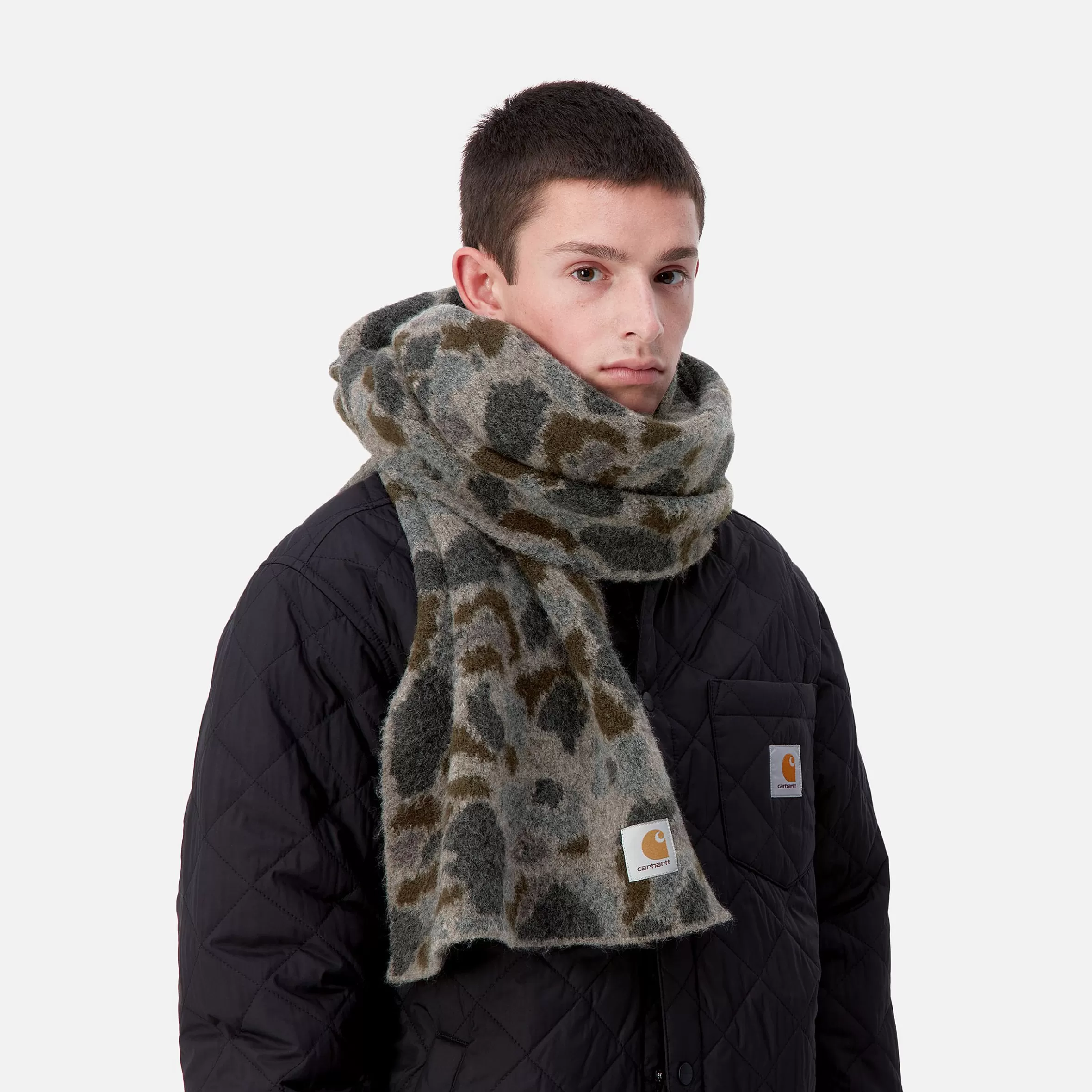 Carhartt WIP Accessoires | Accessoires>Palmer Scarf Camo Duck Jacquard, Grey