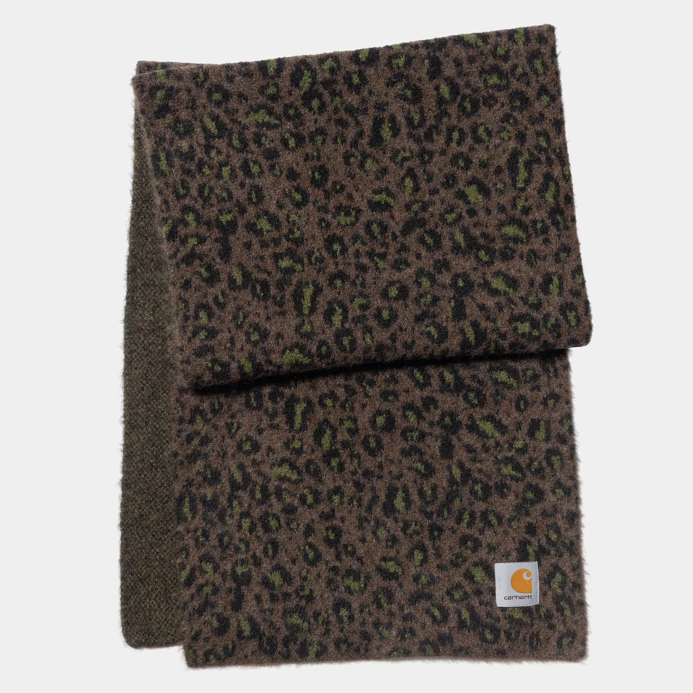 Carhartt WIP Accessoires | Accessoires>Palmer Scarf Camo Leo Jacquard, Tamarind