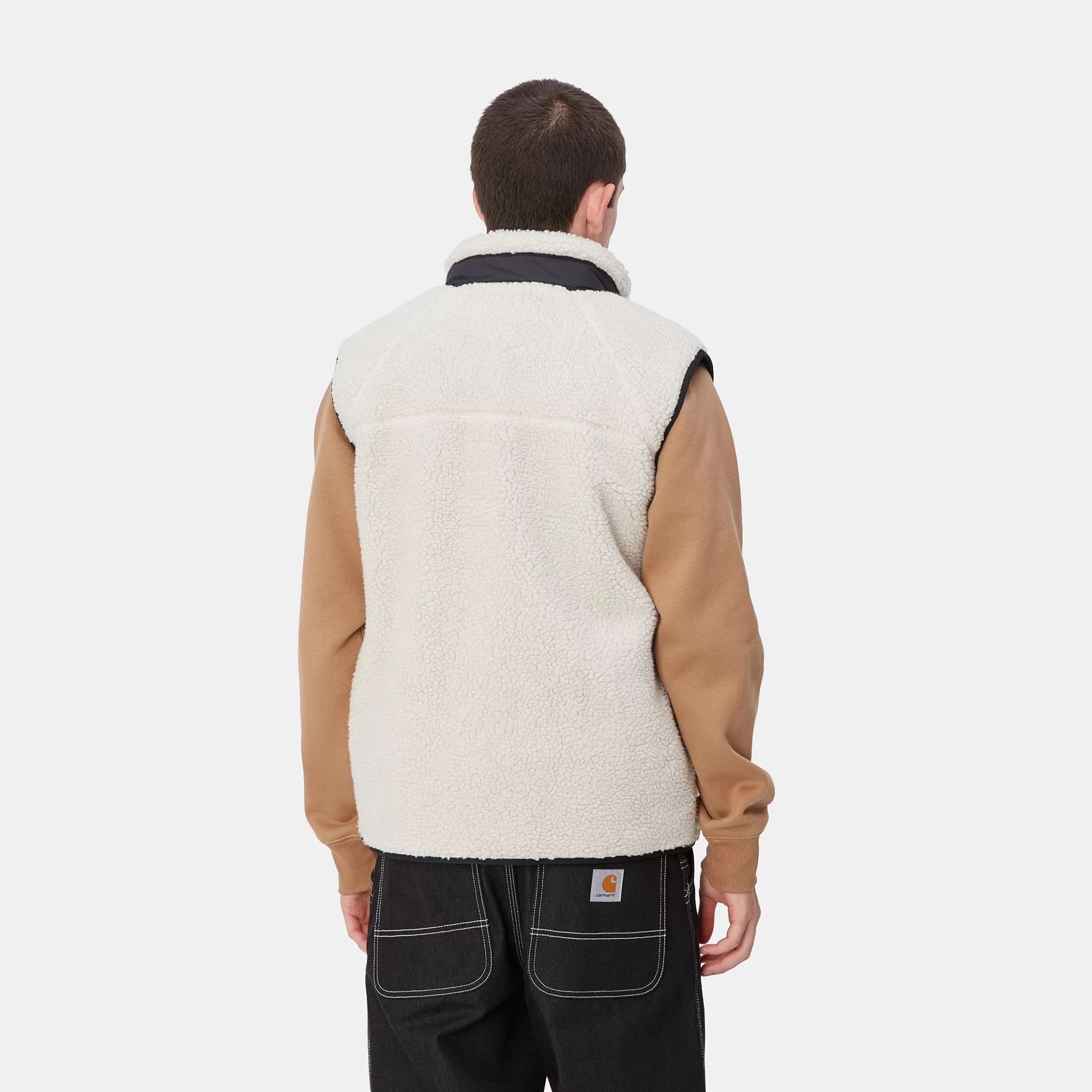 Carhartt WIP Jacken & Mäntel>Prentis Vest Liner Moonbeam / Black