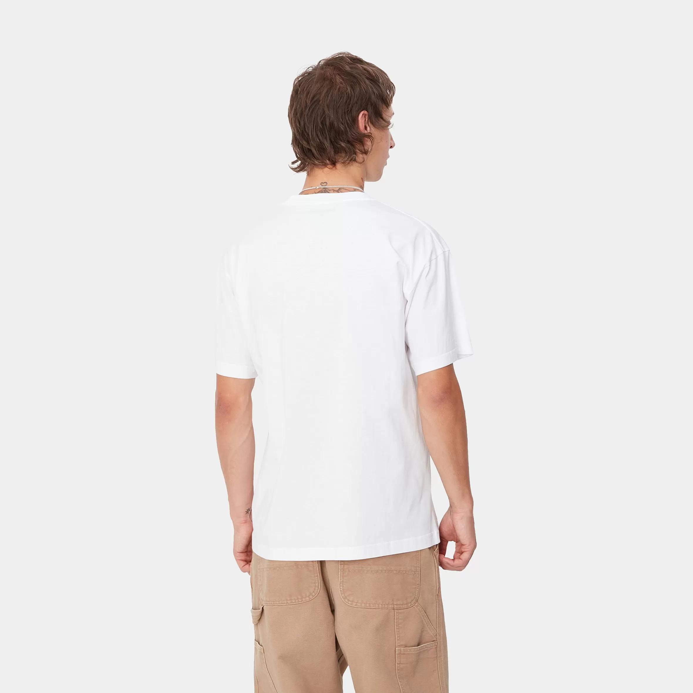 Carhartt WIP T-Shirts & Polos>S/S BIB Overall T-Shirt White