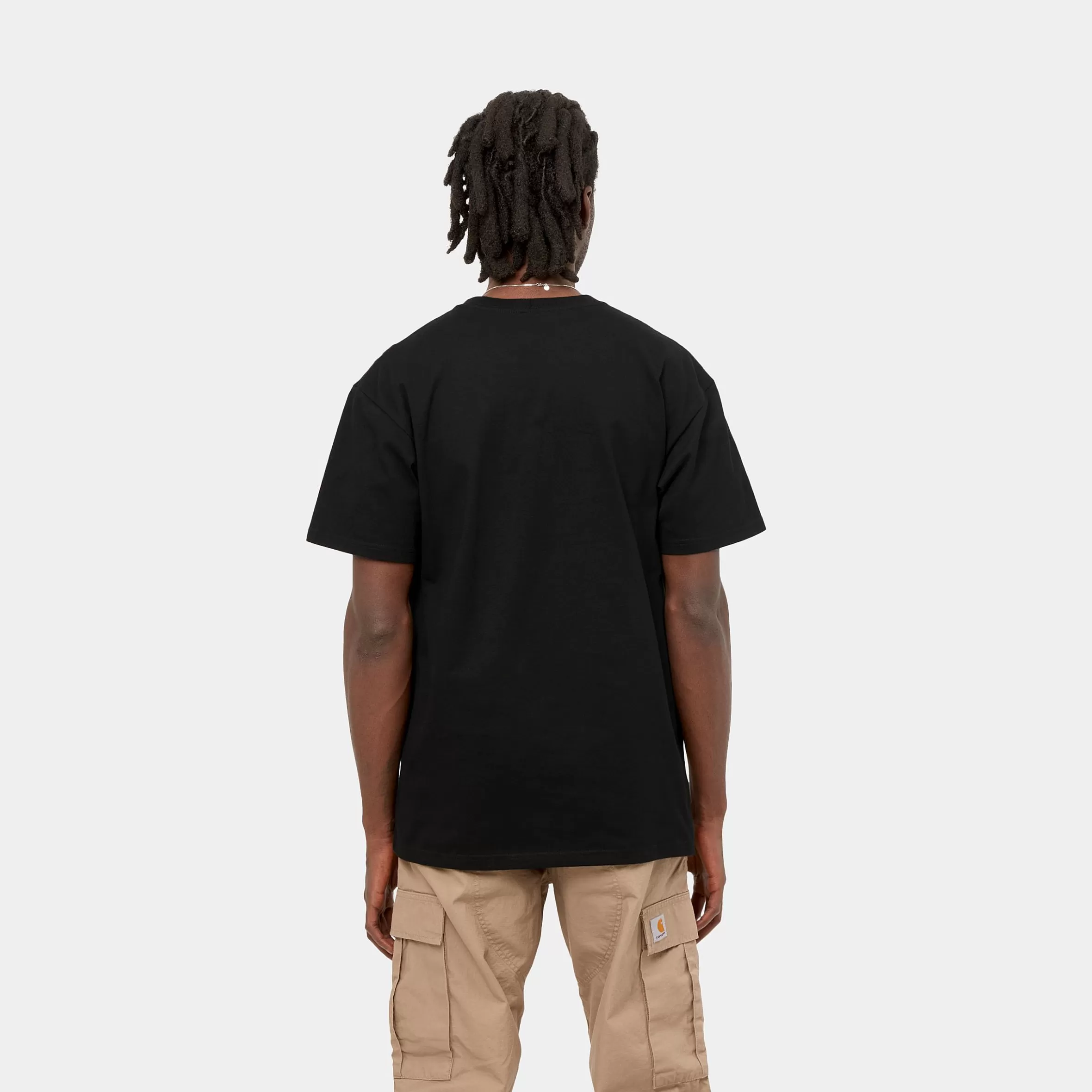 Carhartt WIP T-Shirts & Polos>S/S Chase T-Shirt Black / Gold