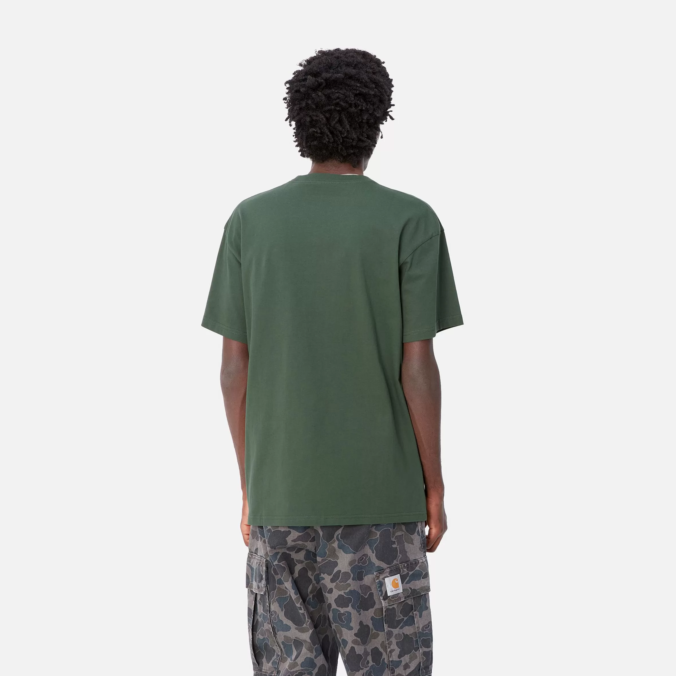 Carhartt WIP T-Shirts & Polos>S/S Chase T-Shirt Sycamore Tree / Gold