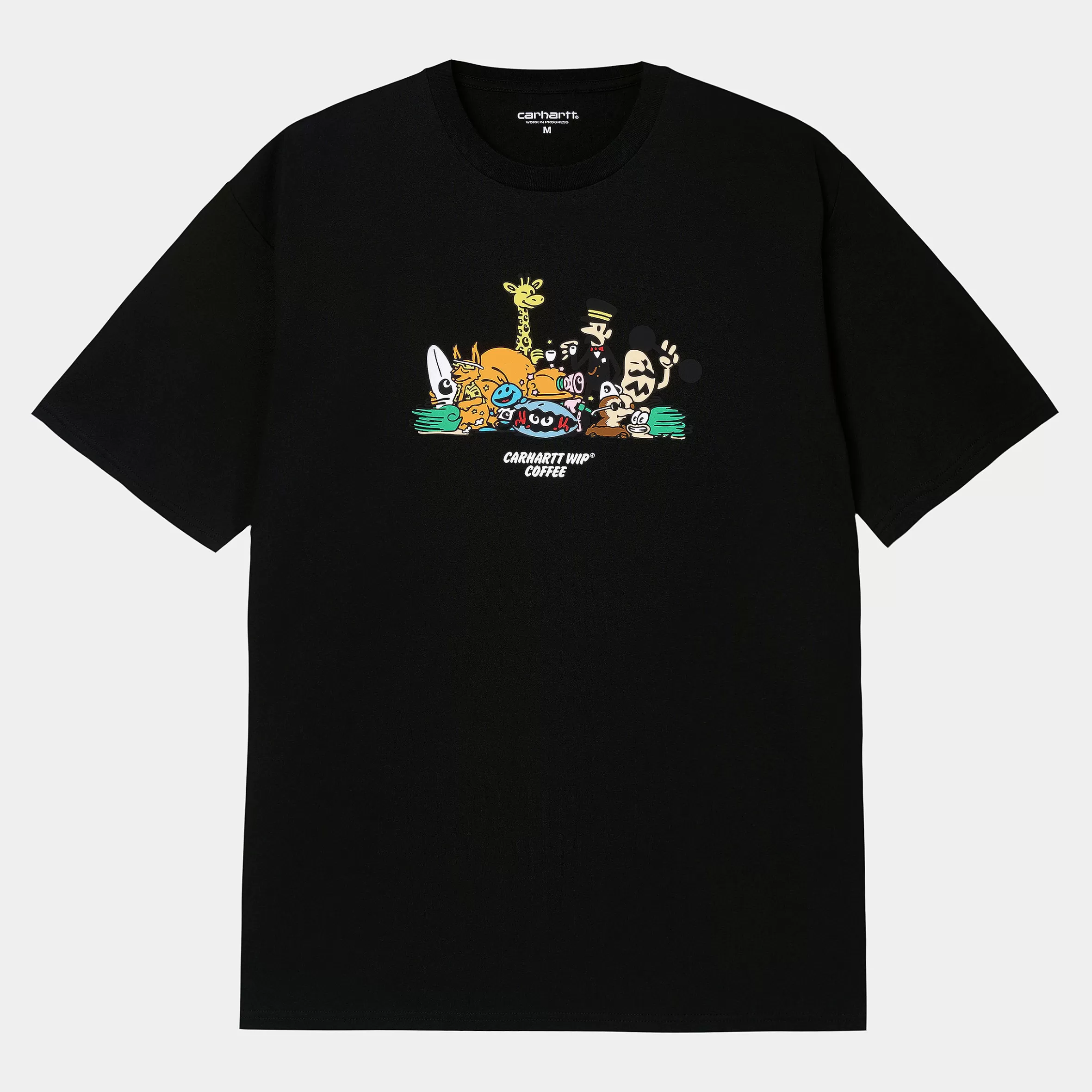 Carhartt WIP T-Shirts & Polos>S/S Coffee T-Shirt F24 Black