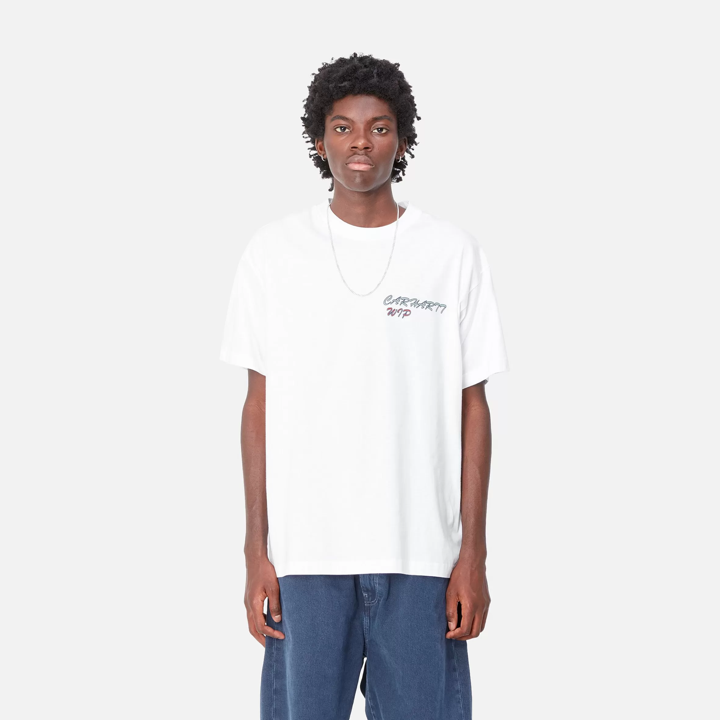 Carhartt WIP T-Shirts & Polos>S/S Gelato T-Shirt White